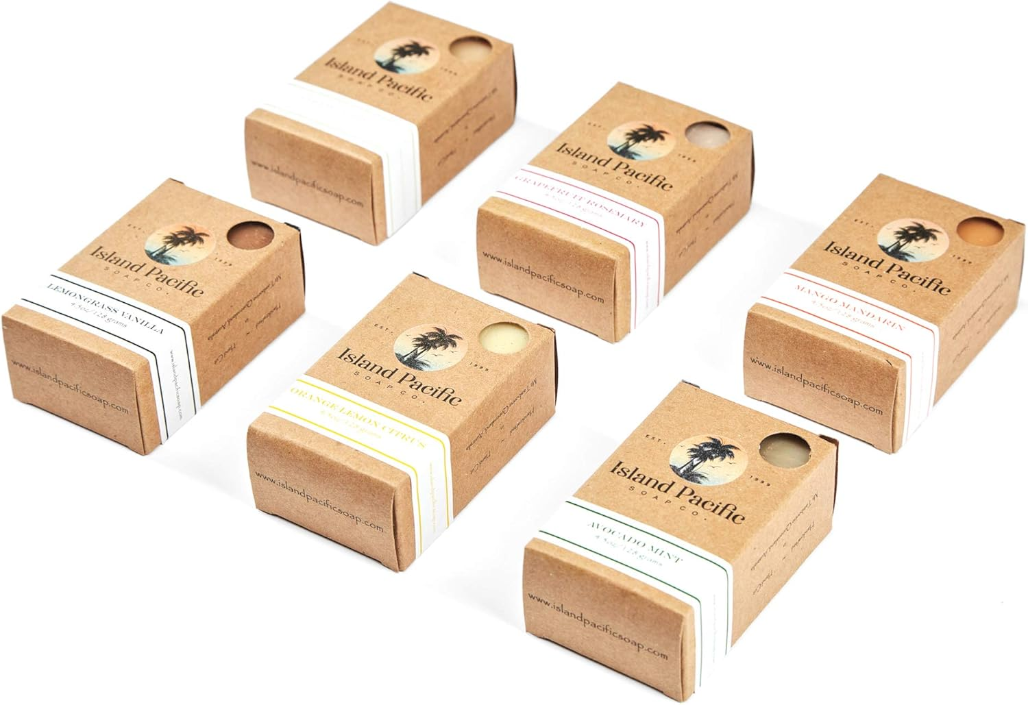 Island Pacific Soap Co - Natural Soap, 6-Pack Gift Set, 100% Vegan, Organic Essential Oils, for Men and Women, Body and Face, Tropical Scents, Handcrafted image number 6