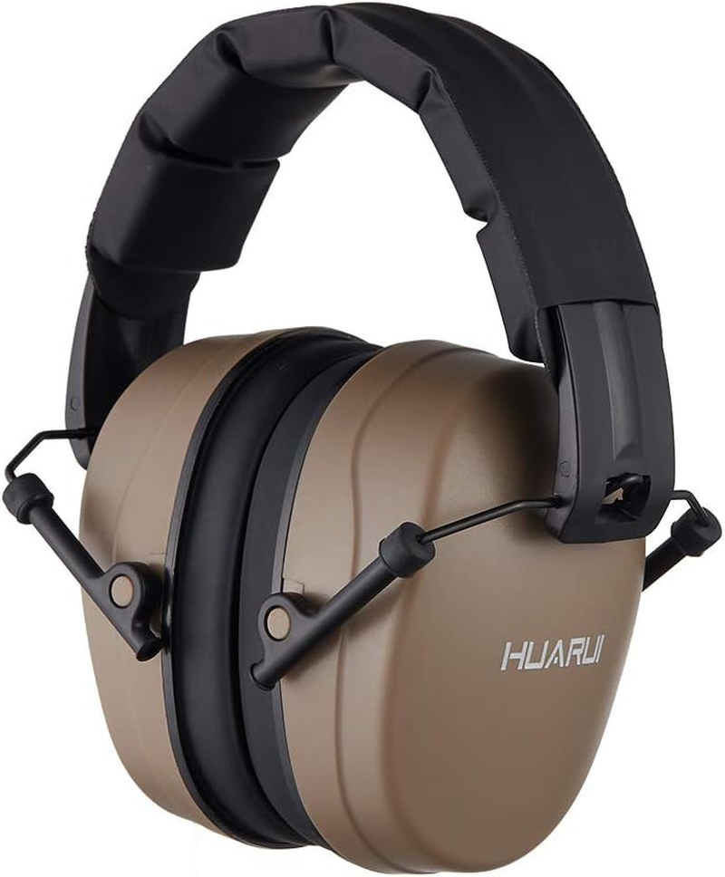 Noise Reduction Ear Muffs for Hunting, Shooting Ear Protection Headphone - Black image number 3
