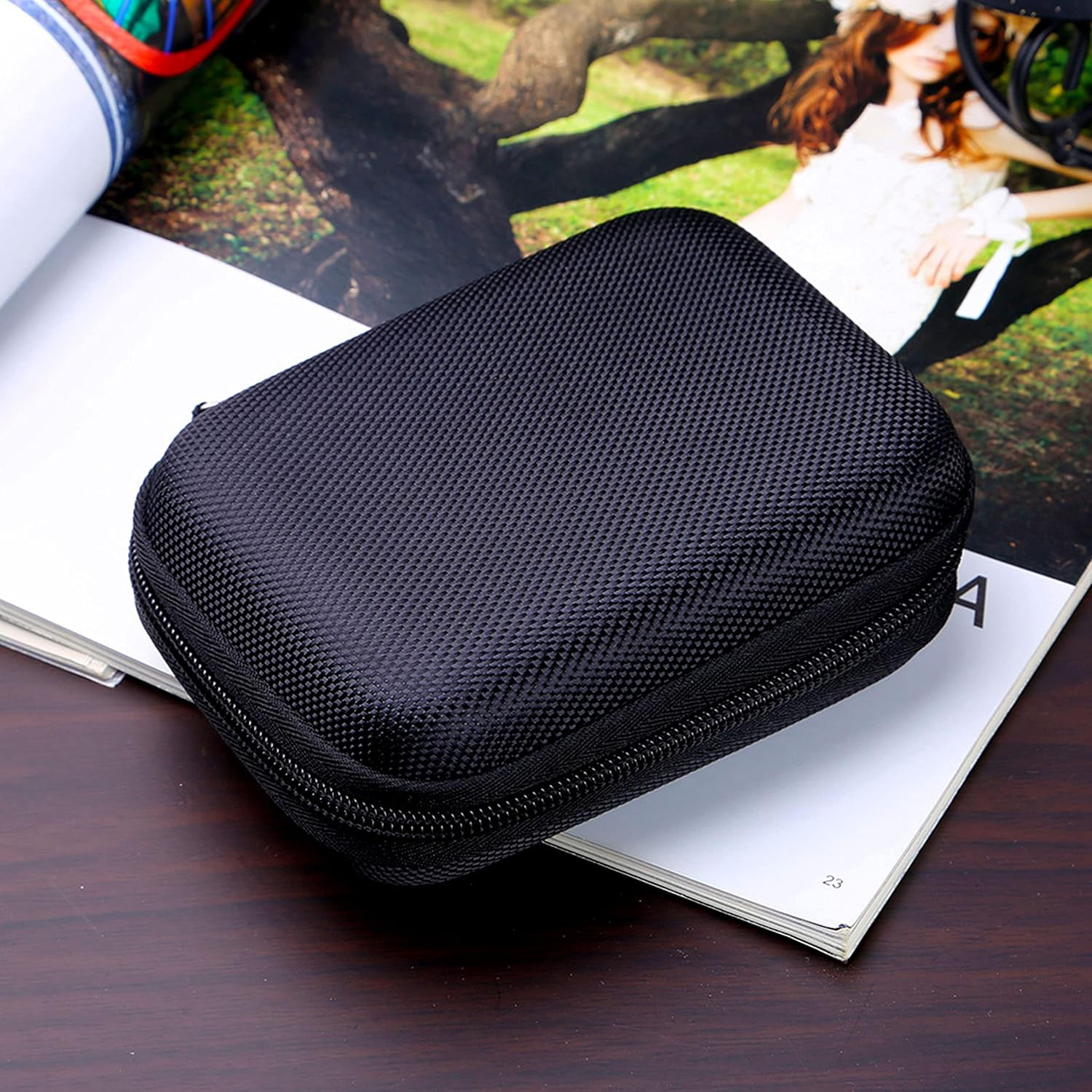 BLLREMIPSUR Essential Oil Carrying Case Holds 10 Bottles (5/10/15Ml), Hard Shell Roller Bottles Storage Bag, Travel Portable Essential Oils Bottles Organizer image number 4