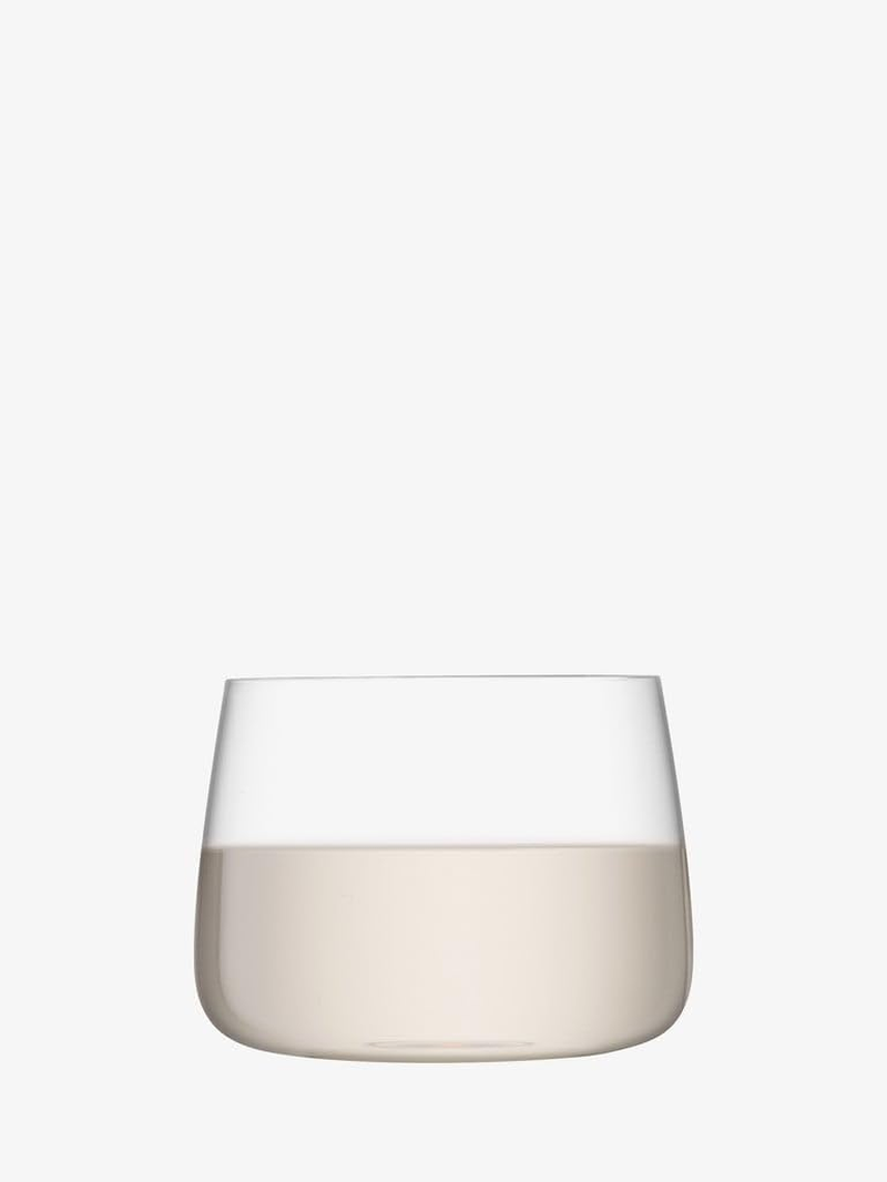 LSA International Metropolitan Stemless Glass 360Ml Clear | Set of 4 | Dishwasher Safe | MW01 image number 3