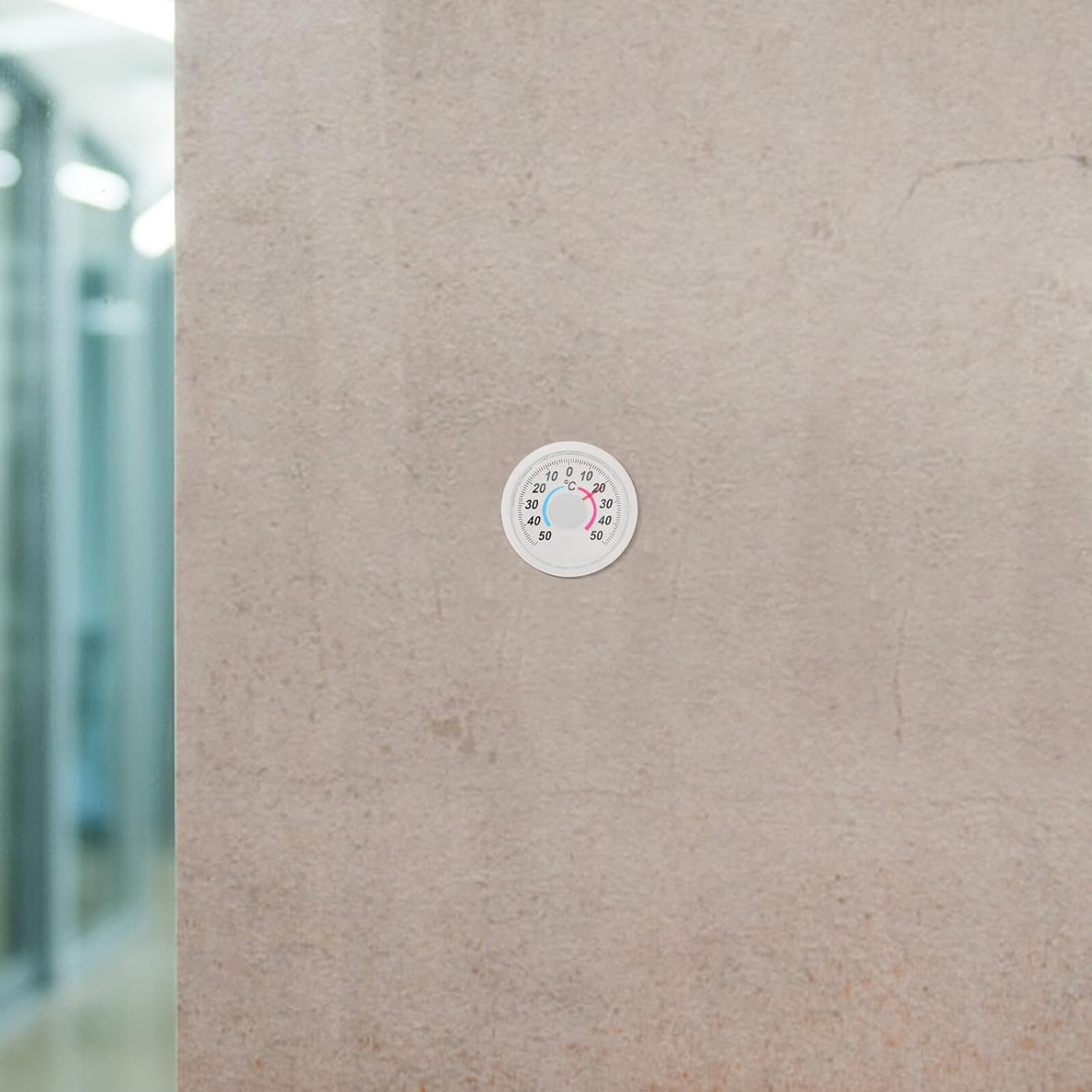 4Pcs Plastic Door Window Thermometers Accurate Indoor Outdoor Temperature Gauge Easy-Read Pointer Design Compact Weather Monitor for Home Garden Use image number 5