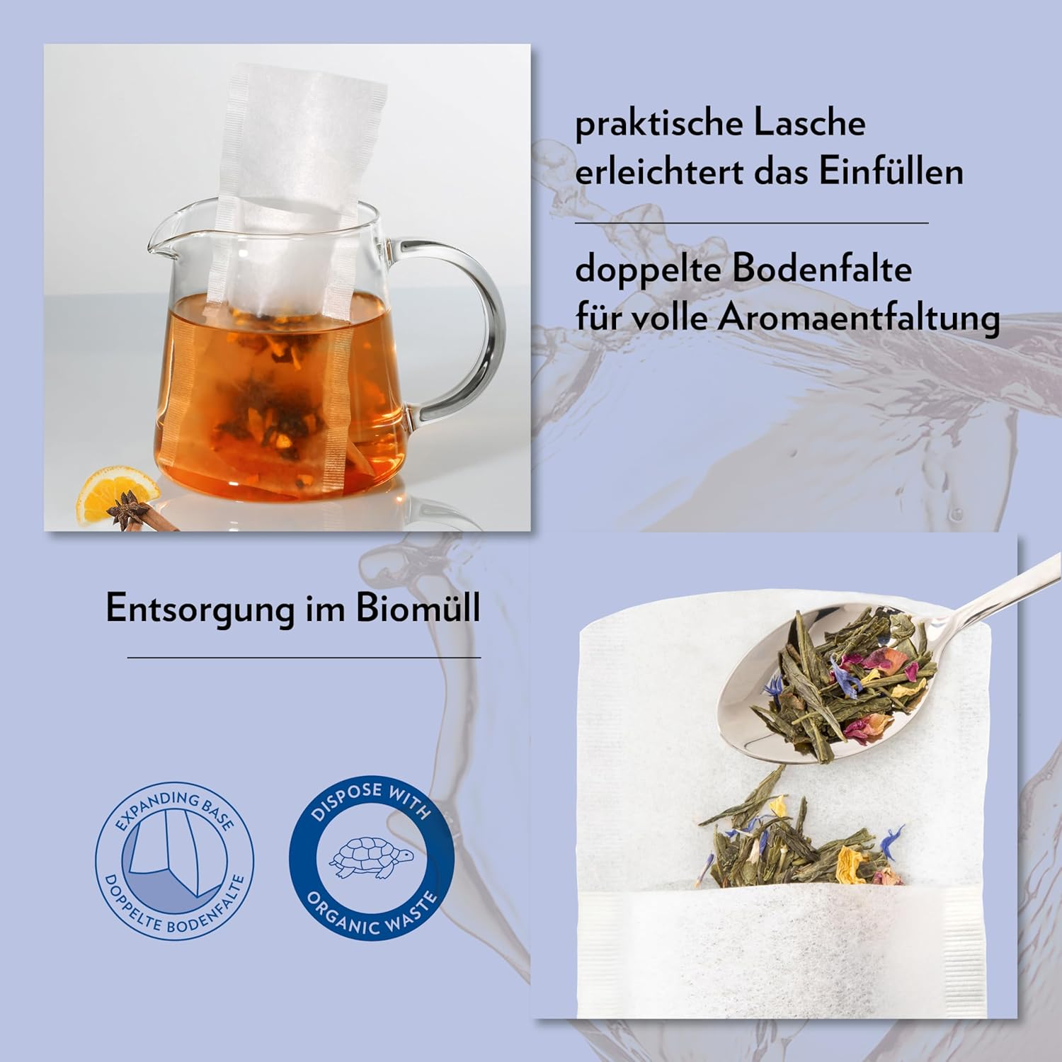 Finum 100 Tea Filters Slim image number 2