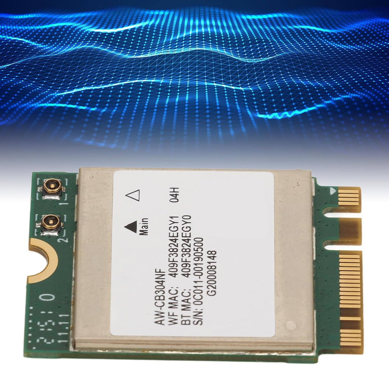 RTL8821CE Network Card, 433Mbps M.2 NGFF Network Adapter, BT4.2 Wifi Network Ethernet Adapter for 7 8 10 image number 2