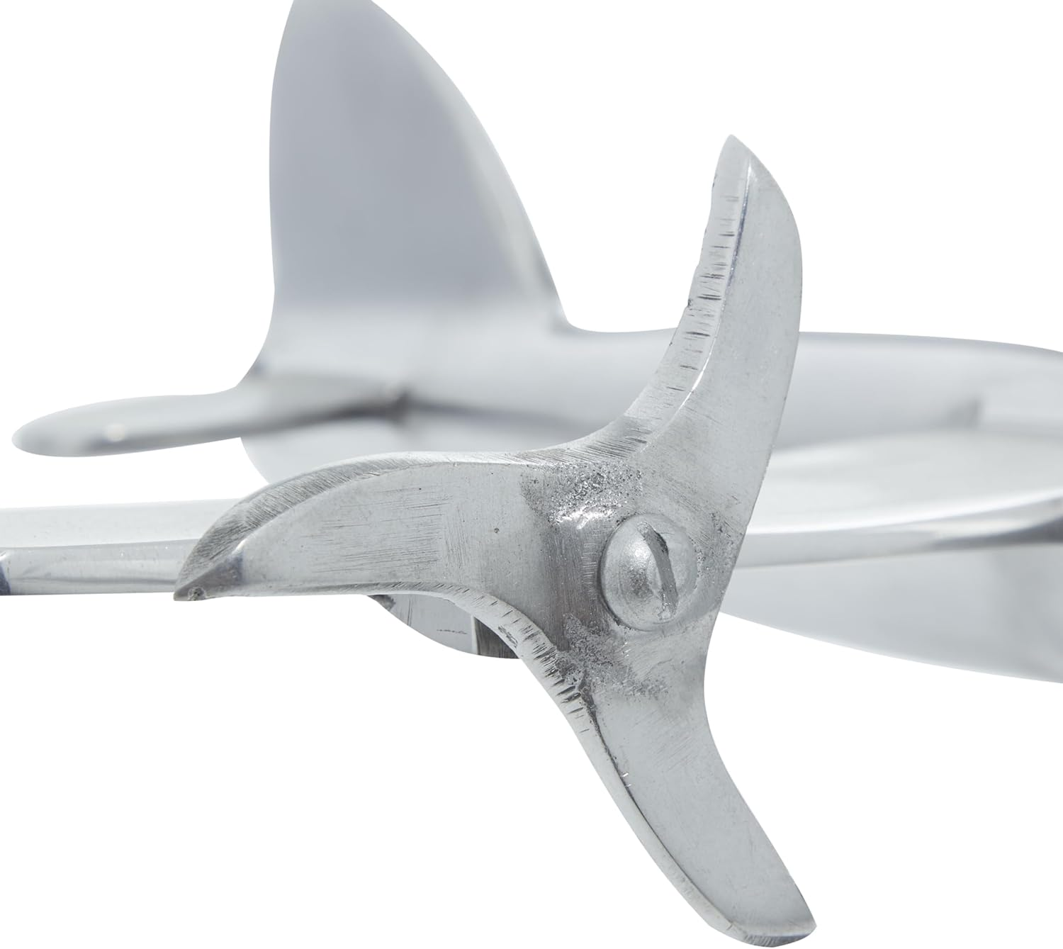 Deco 79 Whimsical Touch Aluminum Aero Plane Decor with Resplendent Shine image number 5