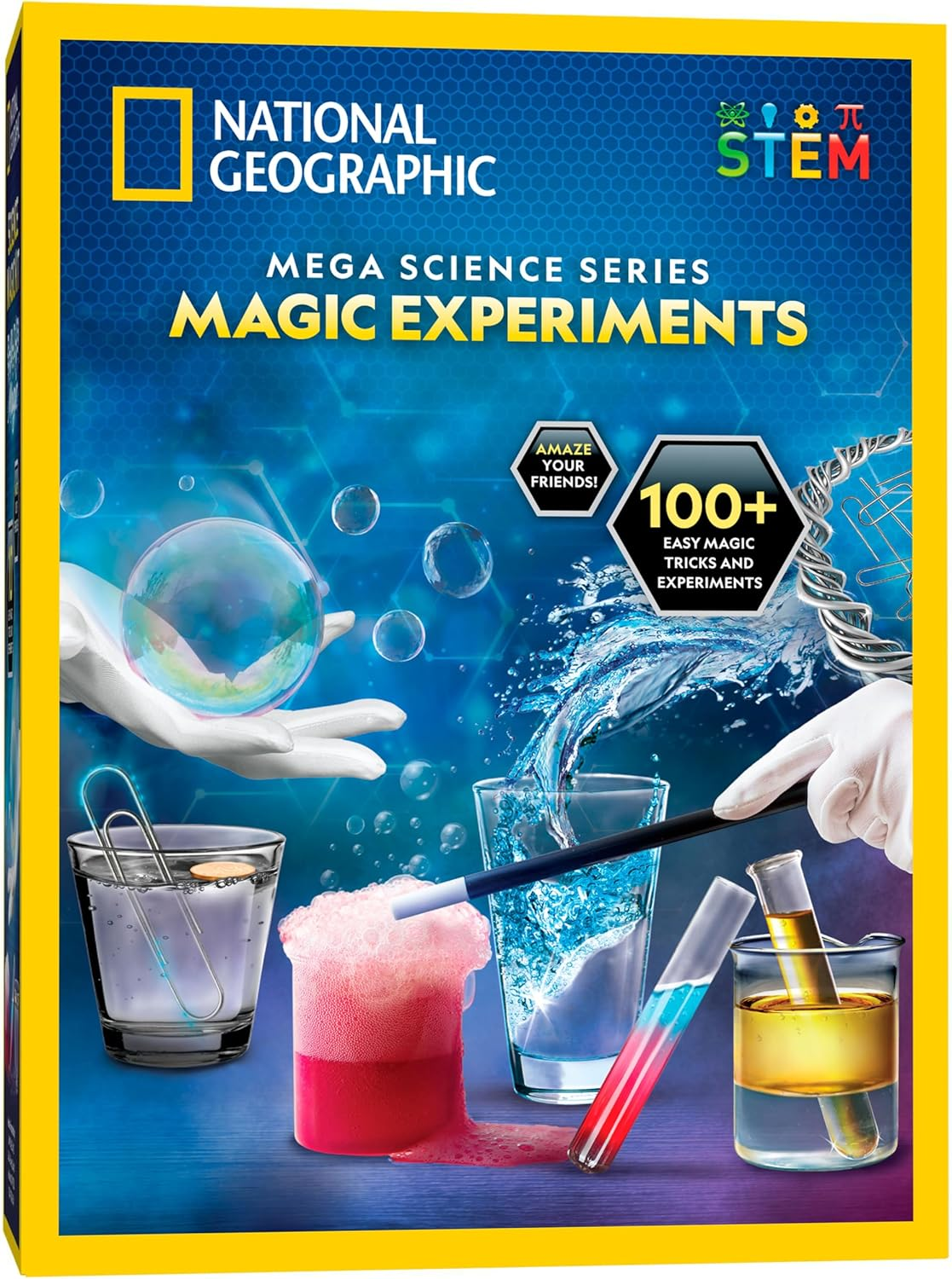 National Geographic Science Magic Kit &ndash; Science Kit for Kids with 100+ Unique Experiments and Magic Tricks, Chemistry Set and STEM Project, Kids Gifts image number 5