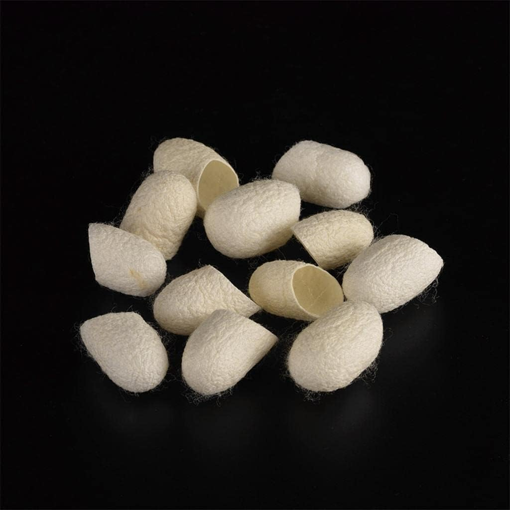 Lot 100X Natural Silkworm Cocoons Facial Scrub Balls Skin Care image number 3