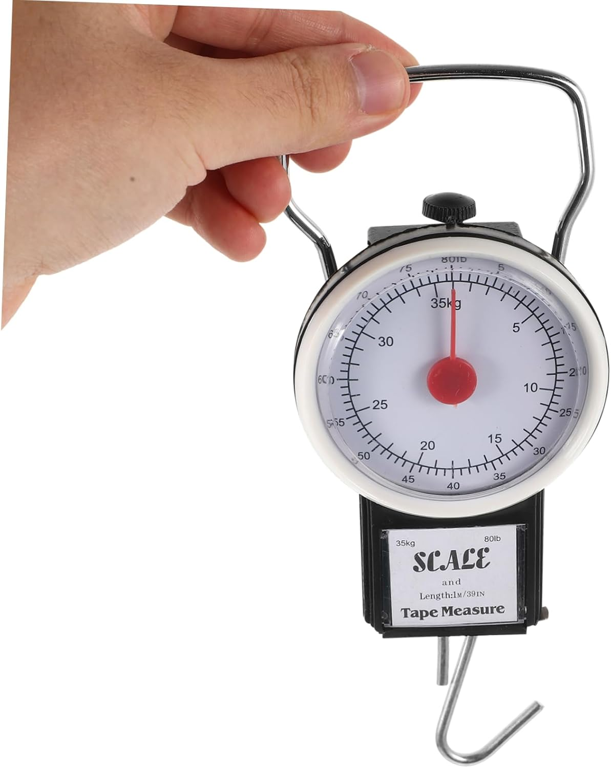 FELTECHELECTR Portable Heavy Duty Spring Scale for Travel Accurate Hanging Luggage Weight Measurement Compact Design for Outdoor Use for and Adventurers image number 4