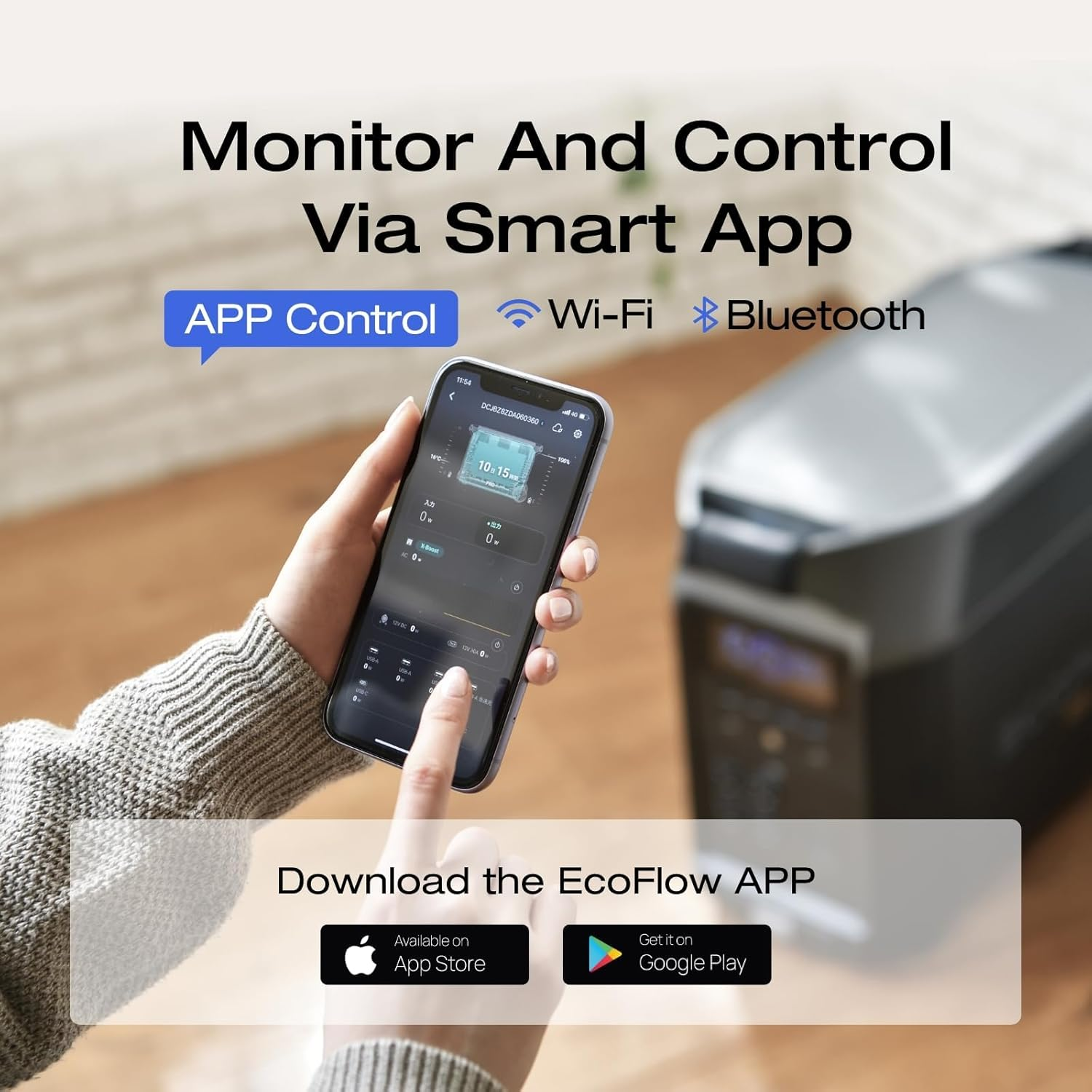 EF ECOFLOW 3600Wh DELTA Pro Home Battery, Expandable Portable Power Station 3.6Kwh-25Kwh, Huge 3600W AC Output, Solar Generator for Home Backup, Travel, Outdoor Camping Boats,Rv image number 2