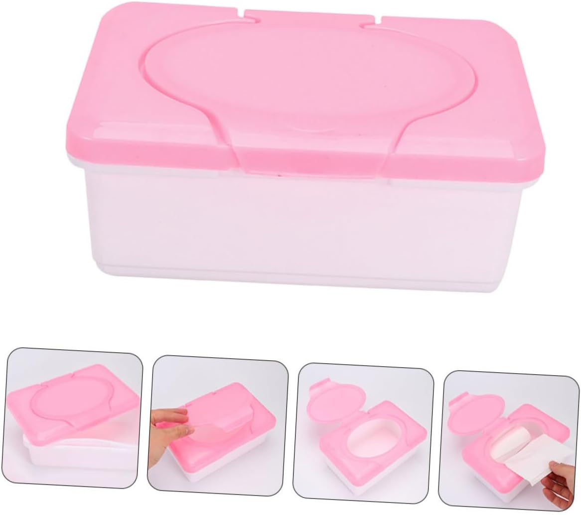 Holder Dispenser for Wipes Portable Wipes Box Modern Style Tissue Box Cover for Bedroom