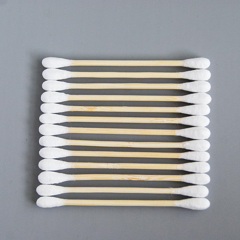FOMIYES 2 Boxes 500Pcs Cotton Stick Sanitary Cotton Swab Eyeshadow Cotton Swab Cotton Swabs Cotton Swab Case Skin Swab Makeup Cotton Double-Head Sticks Care Cotton Swab image number 6
