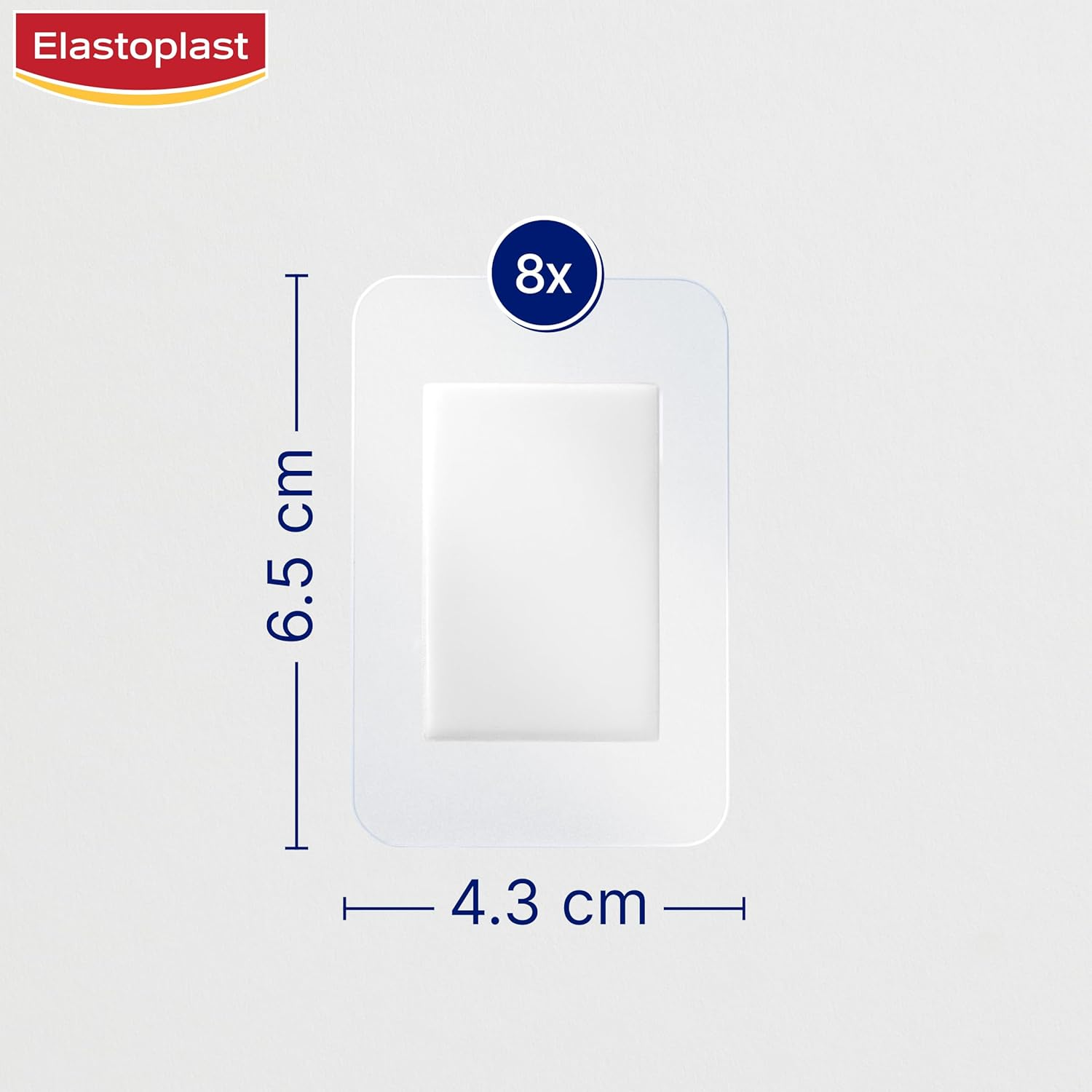 Elastoplast Waterproof XL Fast Healing Plasters, 6.5Cm X 4.3Cm - 8 Pack image number 6