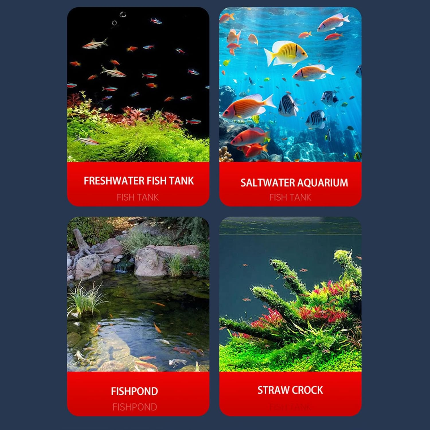 Aquarium Wave Maker Pump, 12V Quiet Aquarium Single Powerhead Pump, 4 Gears Variable Frequency Fish Tank Circulation Pump Submersible with External Control Device