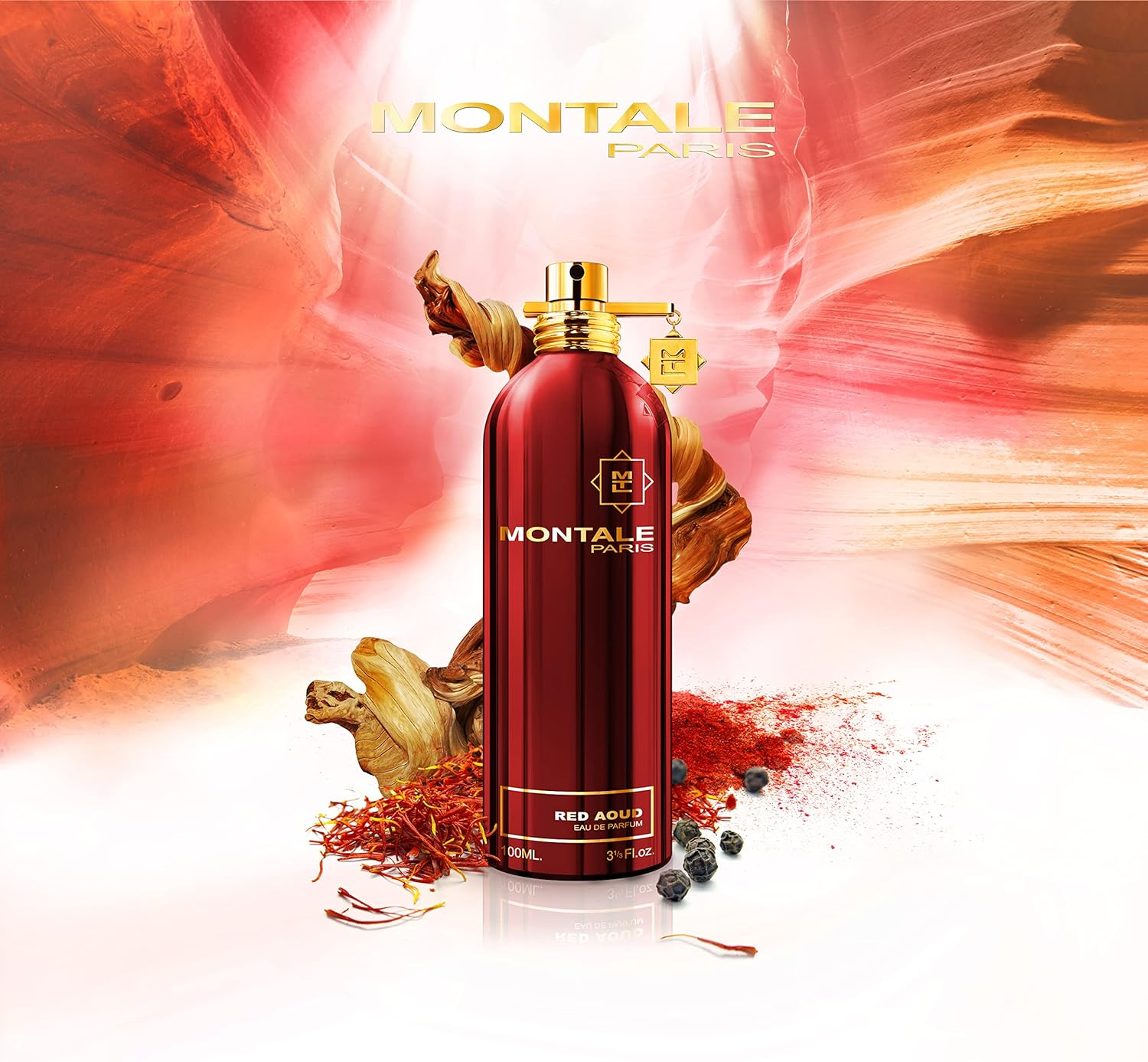 Montale Red Aoud Eau De Parfum Spray for Unisex 100 Ml image number 2