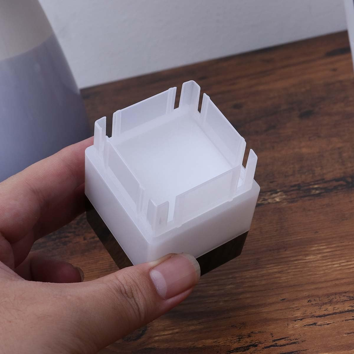 DOITOOL 4 Pcs Landscape Lamp Pillar Lights Post Lights Garden Light Outdoor Led Solar Lights Solar Fence Light Solar Fence Lamp Outdoor Solar Light Garden Lamp Street Light the Fence image number 5