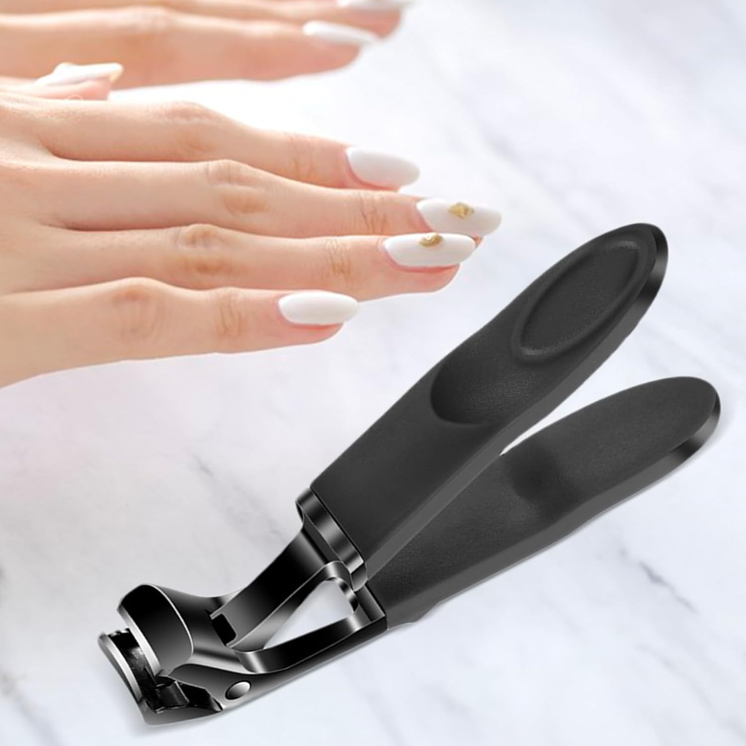 Toe Nail Clippers - Professional Toenail Clippers,Curved Heavy Duty Ergonomic Trimmer Remover Shaver Tool Wide Jaw for Grooming Pedicure Manicure Kids Adult Women Men image number 5