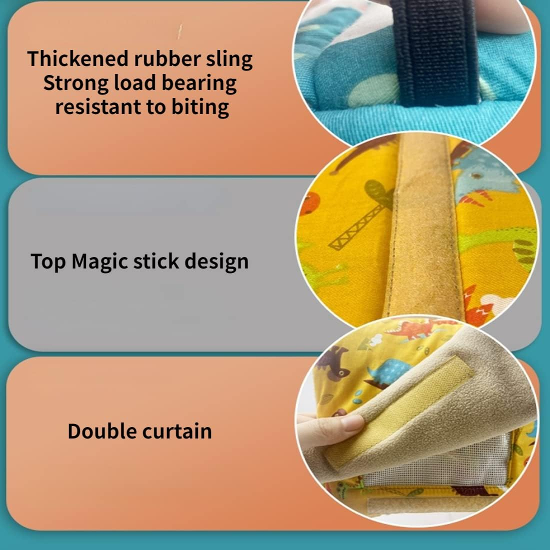 Large Winter Warm Bird Nest House, Bird Bed for Cage, Parrot Nest Snuggle Shed Hut for Four Seasons, Easy to Install for Quaker Lovebirds (Yellow,Small) image number 3