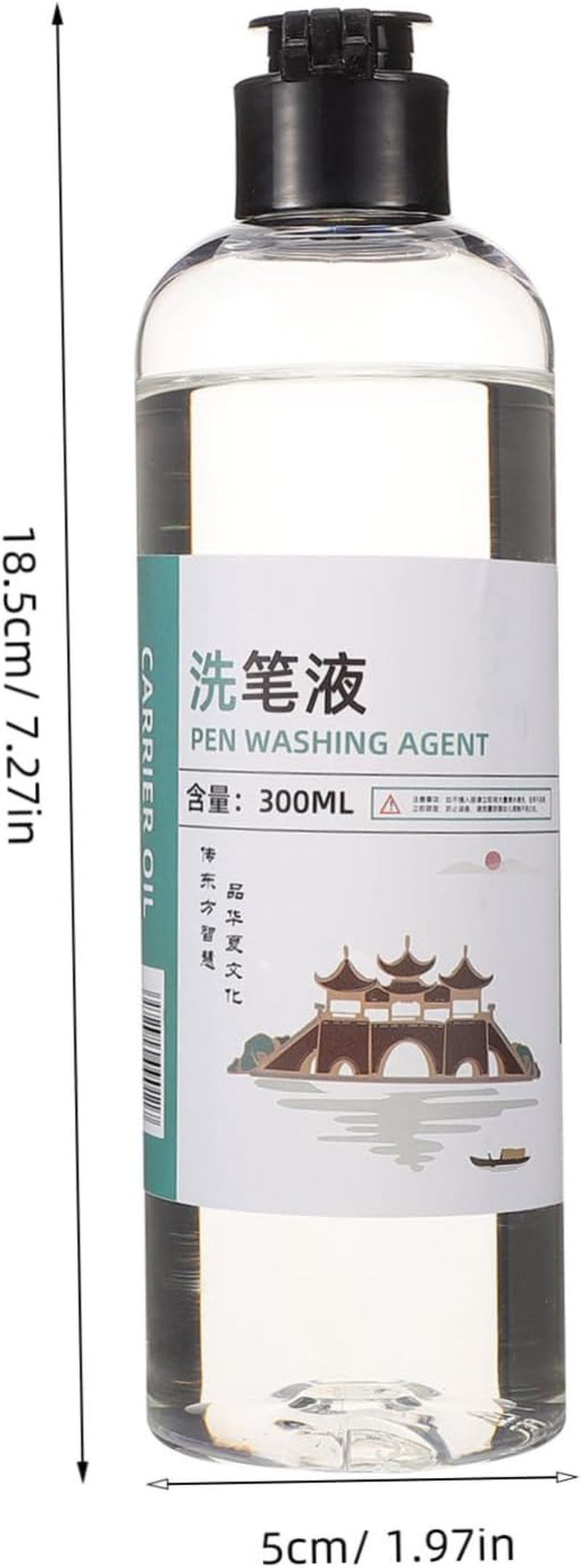 LALAFINA Convenient Paint Brush Cleaner Liquid for Oil Acrylic Painting Efficiently Removes Residue Protects Brush Bristles Supply Tool image number 2