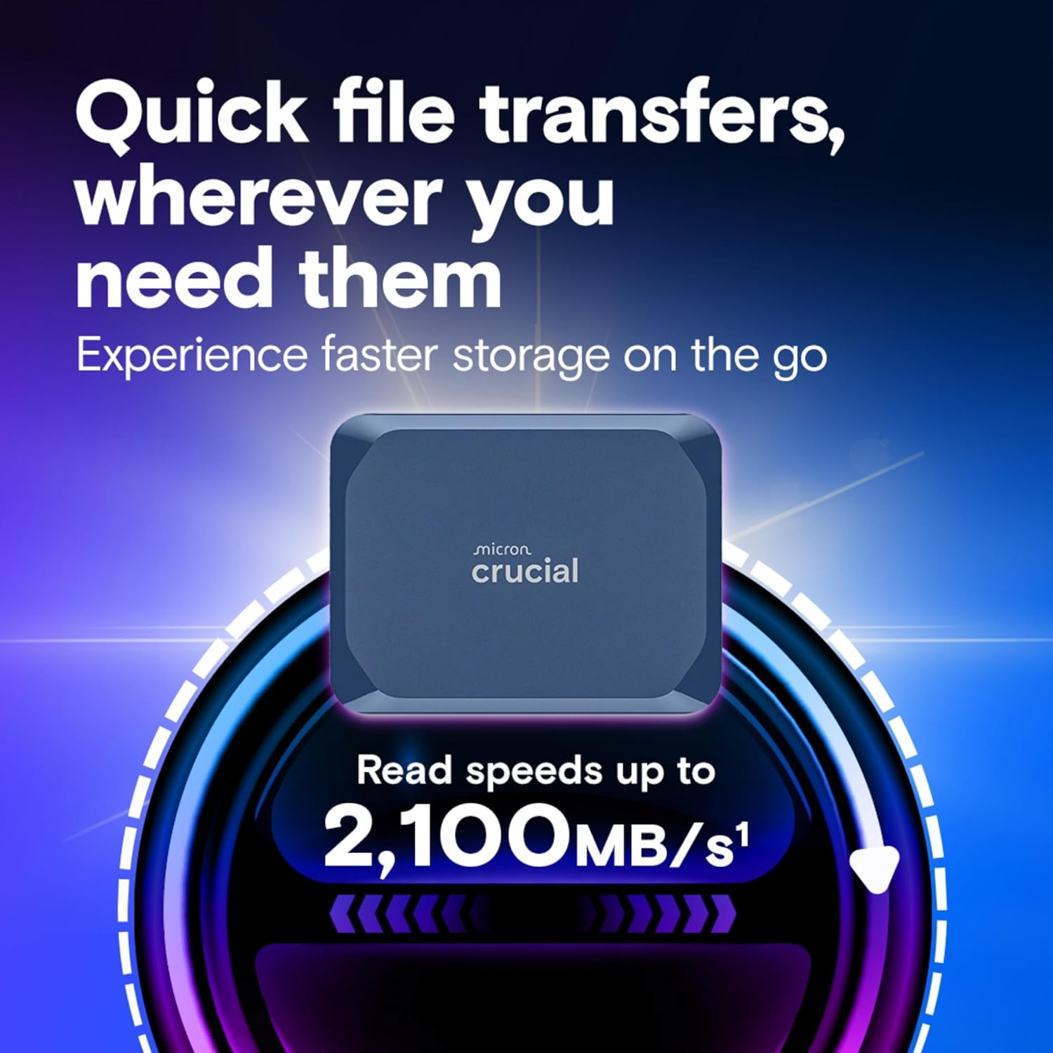 Crucial X10 4TB Portable SSD image number 4