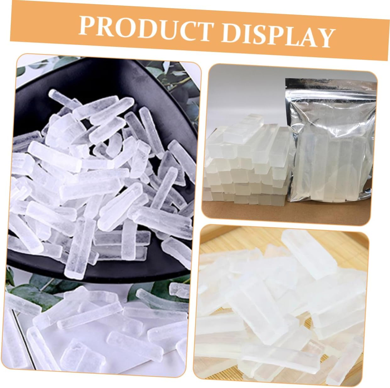 3Bags Organic Transparent Soap Base for Diy Soap Making Each Versatile Use for Family Bathing and Washing image number 6