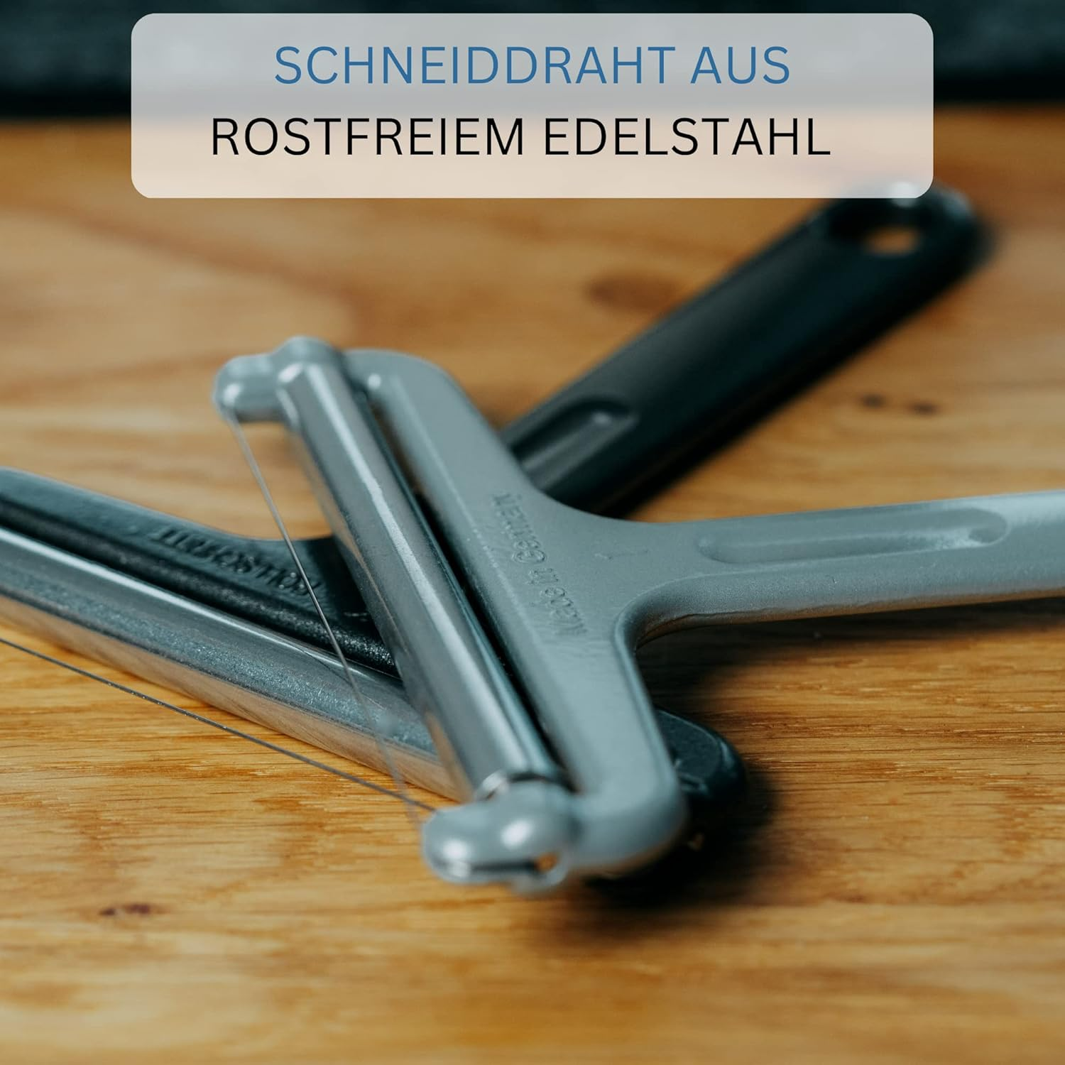 Westmark Cheese Slicer with Roller and Cutting Wire, Silver image number 5