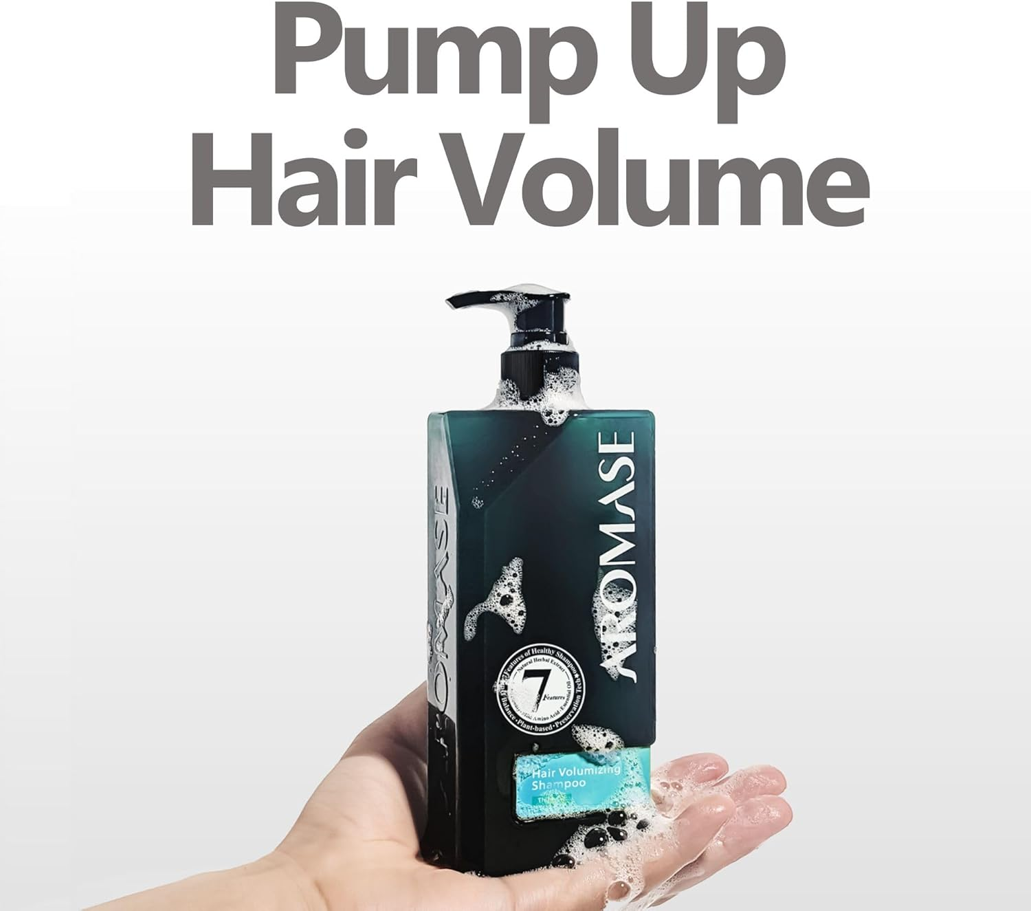 AROMASE Volumizing Essential Shampoo, for Hair Loss with Natural DHT Blocker-5&Alpha; AVOCUTA, SAW PALMETTO Adds Volume for Oily, Thinning, Fragile Hair and Hair Loss, Men and Women, 14 Fl Oz