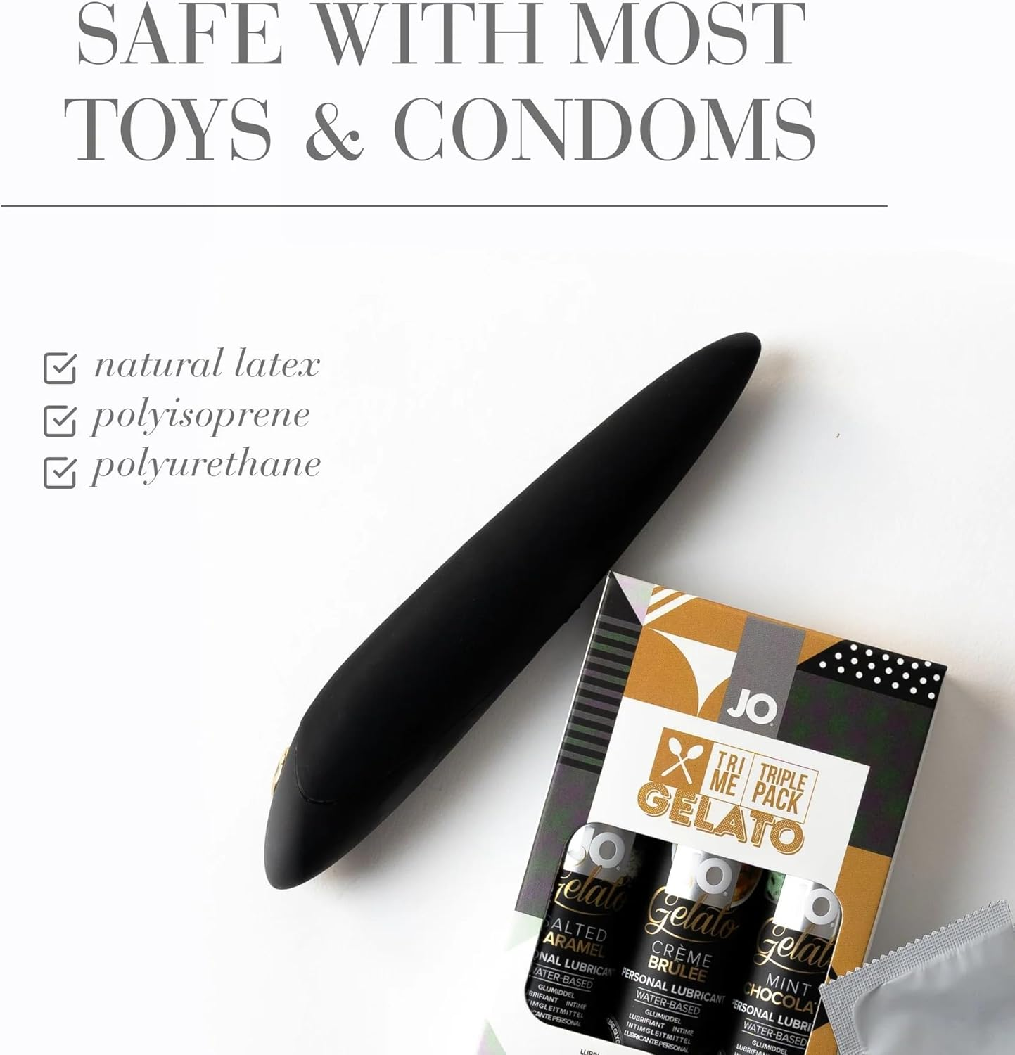 System Jo Gelato Tri Me Triple Pack Personal Lubricant, 3 Count, Pack of 3 image number 1