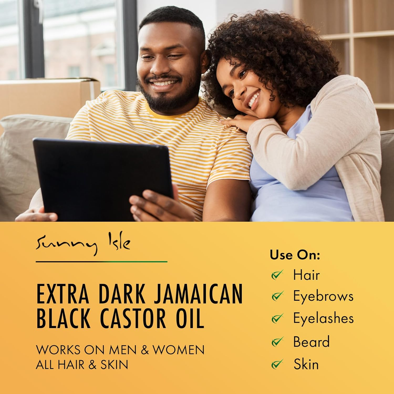 Sunny Isle Jamaican Black Castor Oil Extra Dark, 4 Fluid Ounce