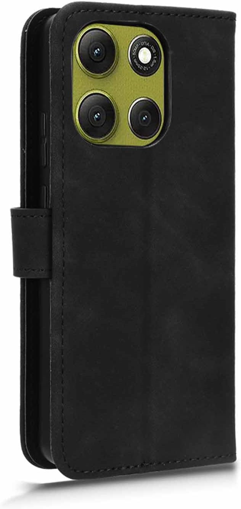 GOGME Case for Motorola Moto G86 Power 5G, Premium PU + TPU Flip Case, Wallet Protective Mobile Phone Case with Stand Function/Card Slots, Black image number 2