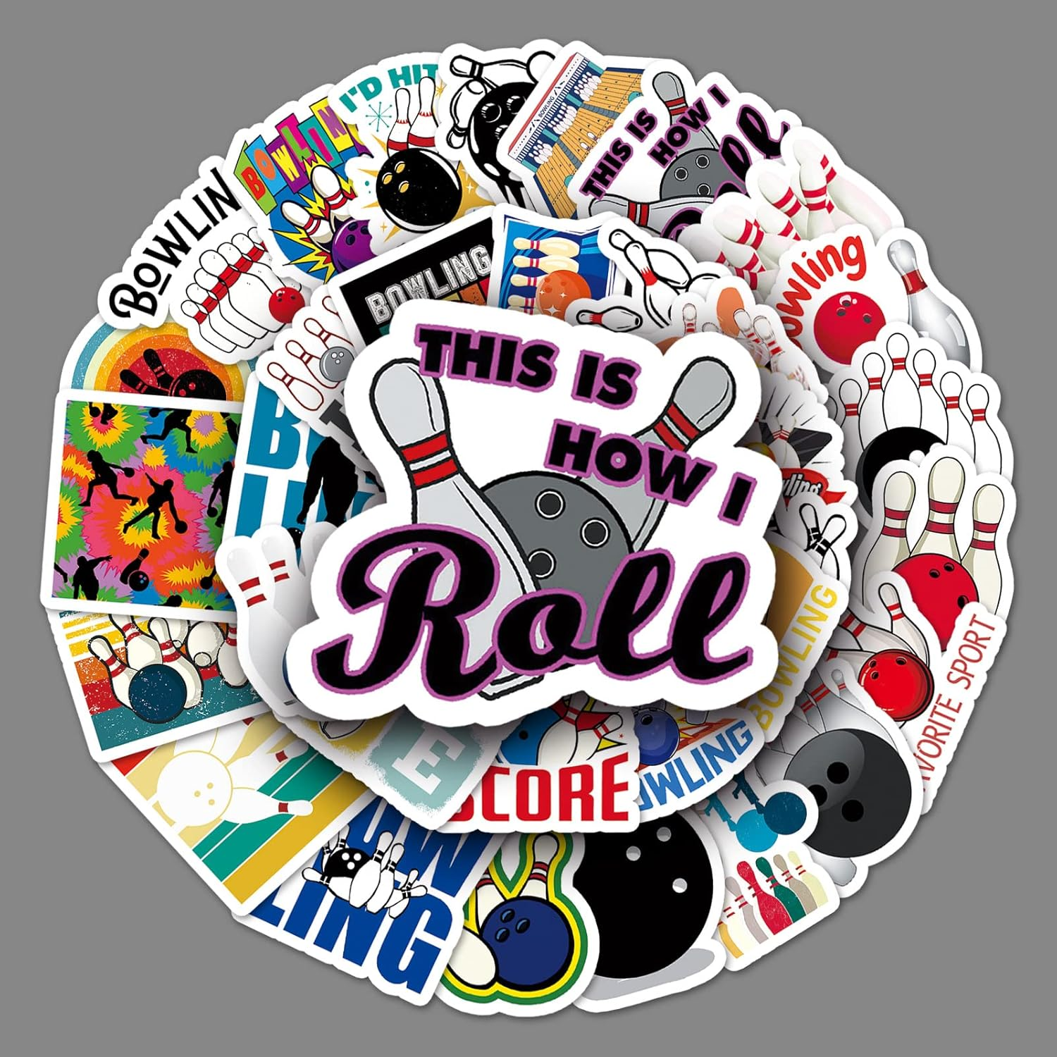 50Pcs Fitness Stickers Trendy Waterproof Gym Stickers for Laptop Guitar Skateboard Water Bottle Luggage Notebook Phone Bicycle Car Computer,Vinyl Inspirational Sports Decals for Teens Adults