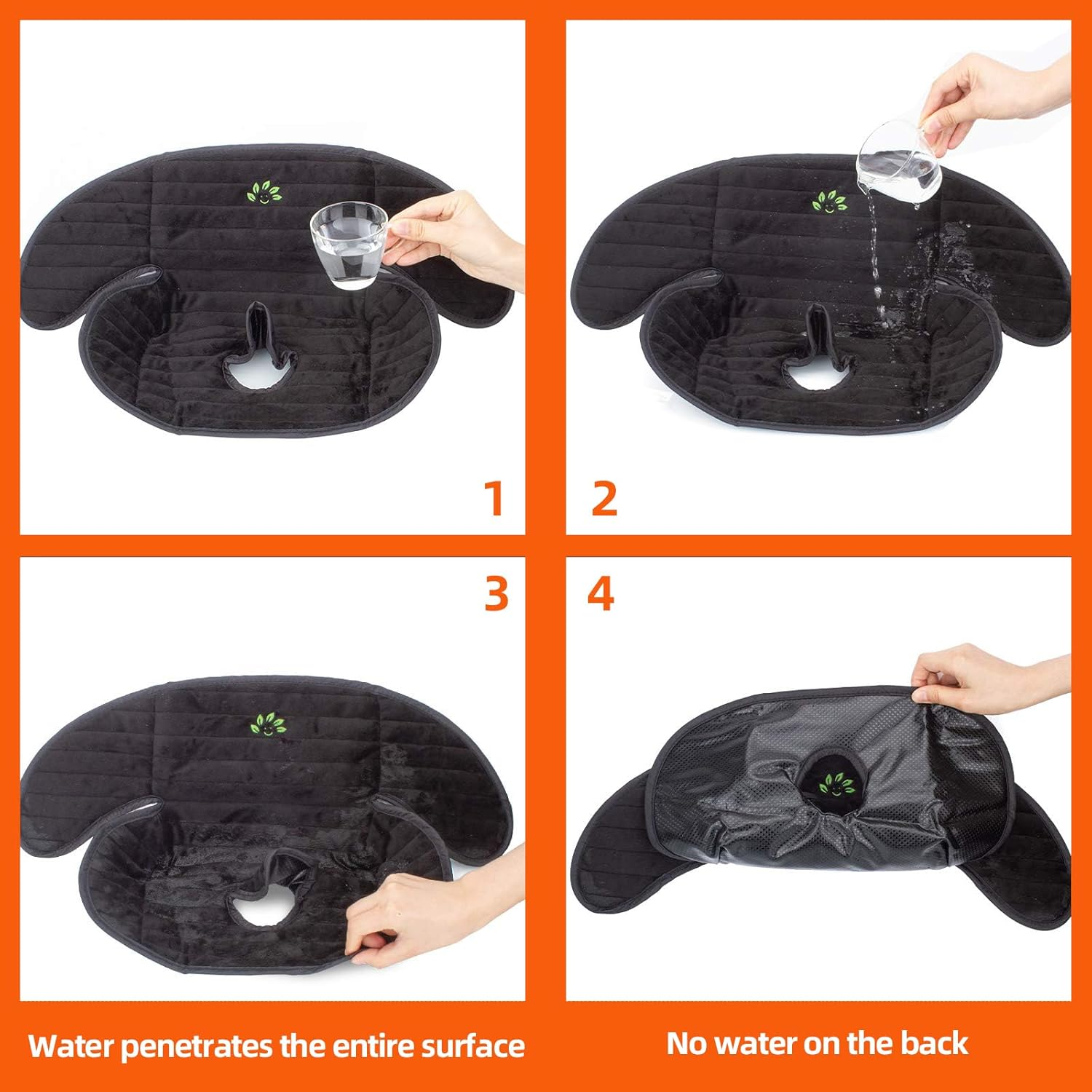 Waterproof Piddle Pad Car Seat Protector, Machine Washable & Dryable Potty Training Seat Saver for Infant, Baby and Toddler by Quttly (1PCS) image number 6