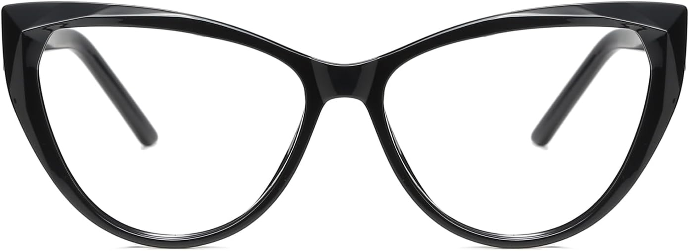 Blue Light Glasses Cateye Women Fake Eyeglasses anti Eye Strain Computer Glasses Clear Lens