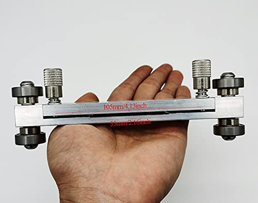 Jiayouy Adjustable Guitar Nut & Bridge Sander Luthier Tool for Electric Acoustic Guitar Bass Silver image number 4