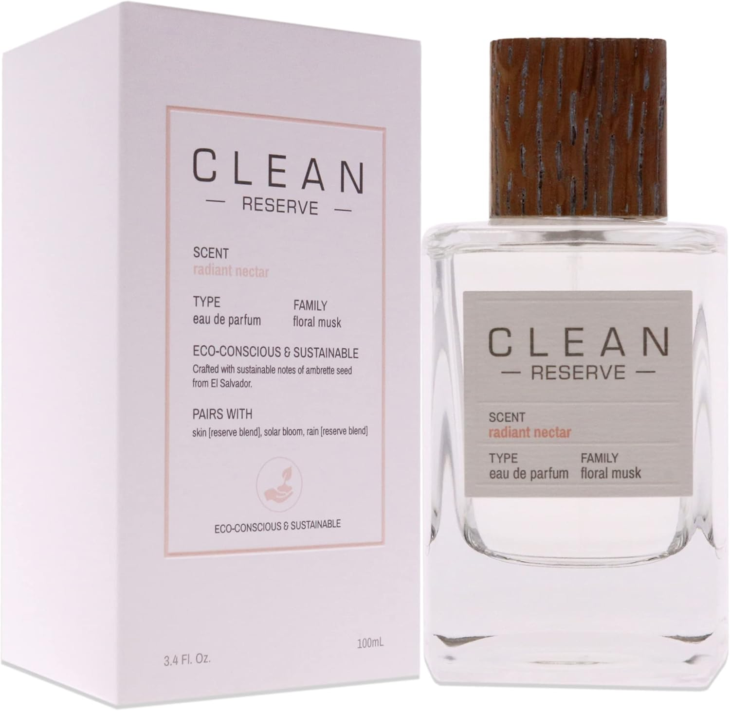 Clean Radiant Nectar (Reserve) Eau De Parfum Spray 100Ml/3.4Oz image number 3