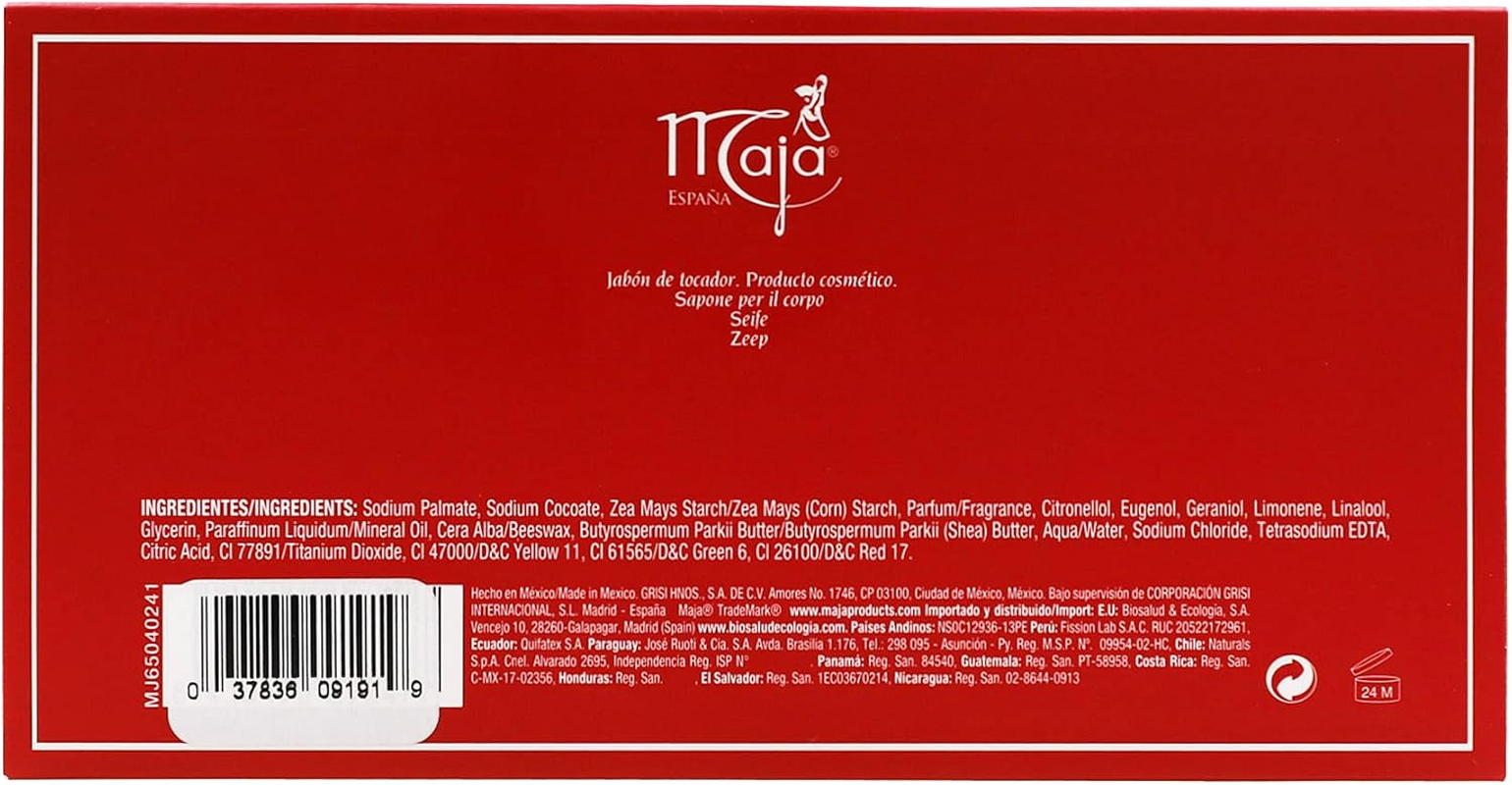 Maja Classic Luxury Perfumed Bar Soap - Moisturizes Your Skin with Glycerin - Delicious and Distinctive Scent - 100G X 18