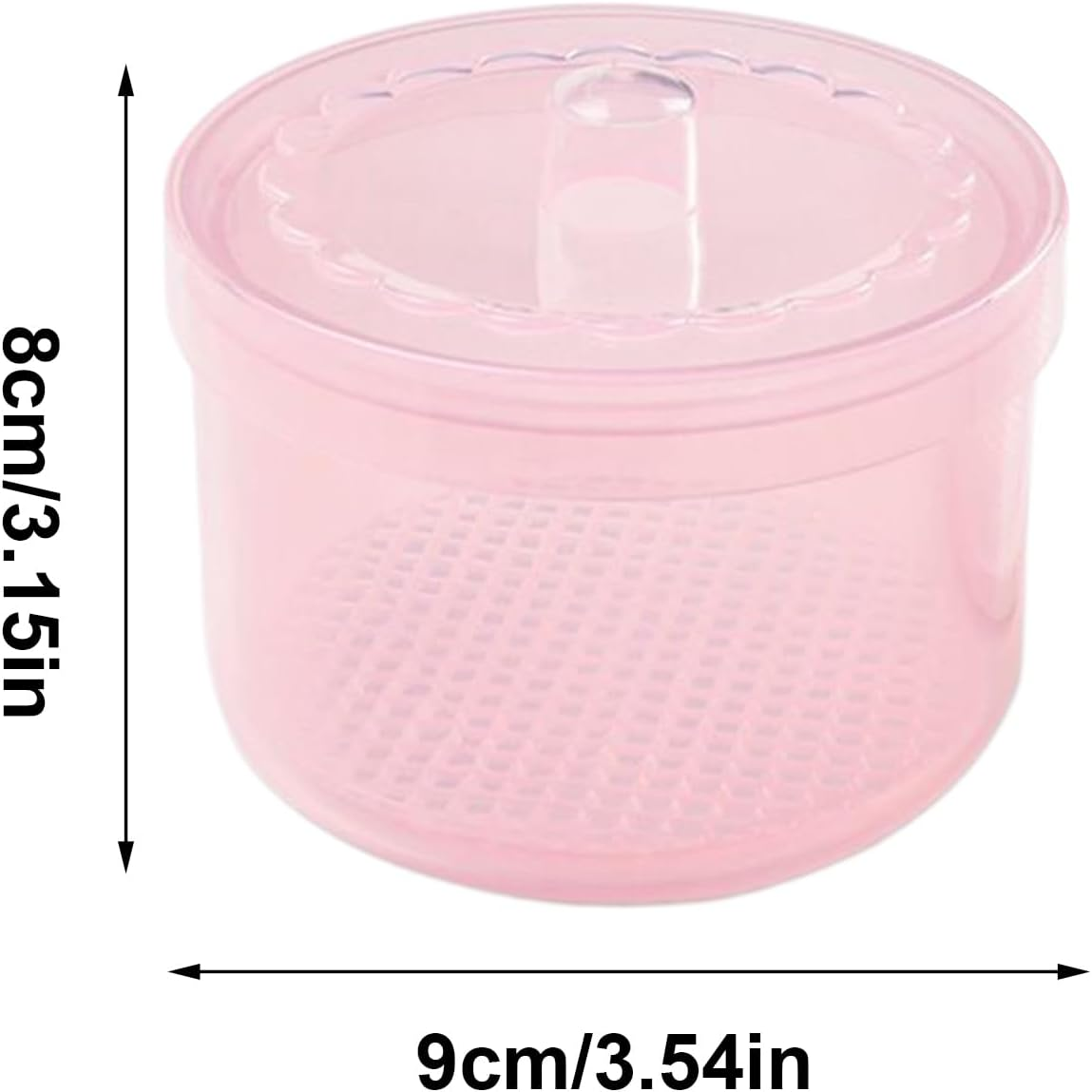 Nail Tool Sterilizer | Nail Drill Bits Sterilizer Tray - Double Filter Portable Cleaning Tray for Travel Manicure Station Accessories Drill Bits Tweezer Health image number 4