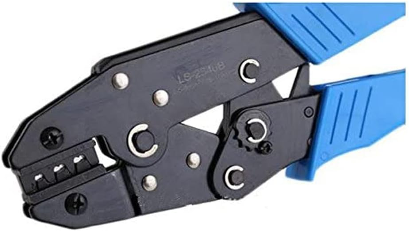 ZONADA Crimping Tool Pliers for MC Style for Solar Panel Cable Connectors Size 2.5/4/6Mm2 High Carbon Steel Crimper Adjustable Strength Force Releasable When Holding DIY Blue image number 2