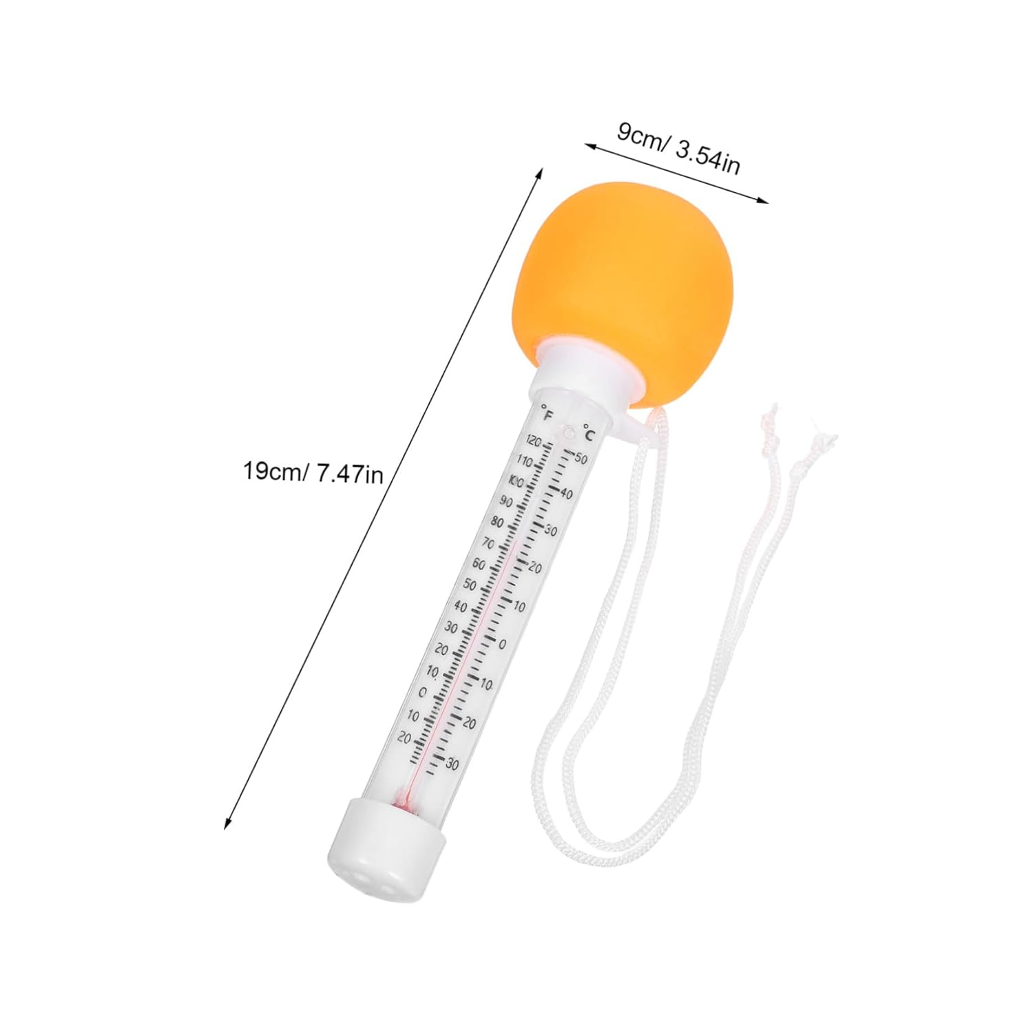 Swimming Pool Float Temperature Gauge Cartoon Design Bath Thermometer for Indoor Outdoor Pools Spas Hot Tubs Water Temperature Monitor image number 6