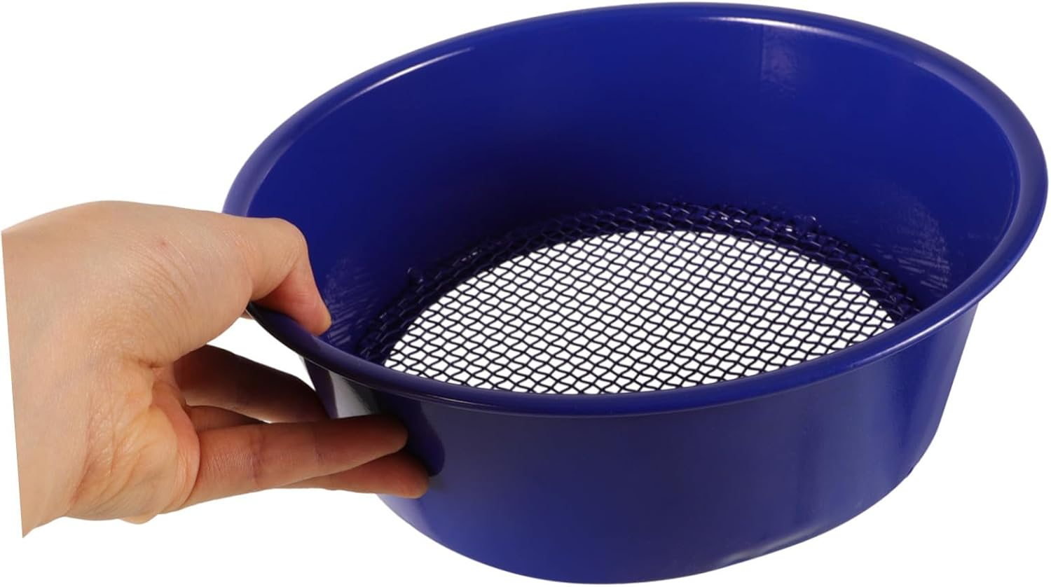 Kisangel Manual Soil Sifter for Garden Planting Fine Mesh Sieve Strainer Garden Sieve for Gardening Sifting Pan image number 5