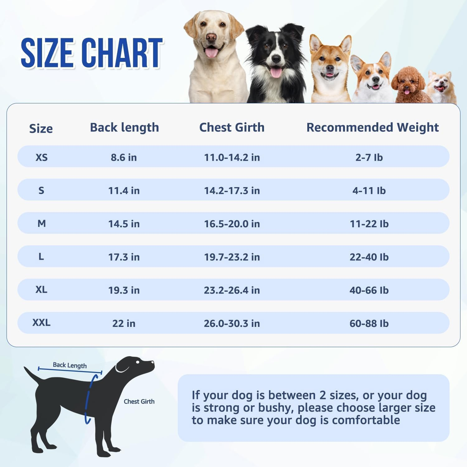 Slowton Dog Surgery Recovery Suit, Dog Cone E-Collar Alternative after Surgery with Zipper Professional Pet Recovery Shirt Abdominal Wounds Bandages Preventing Licking Spay Suit for Female Male Dog image number 4