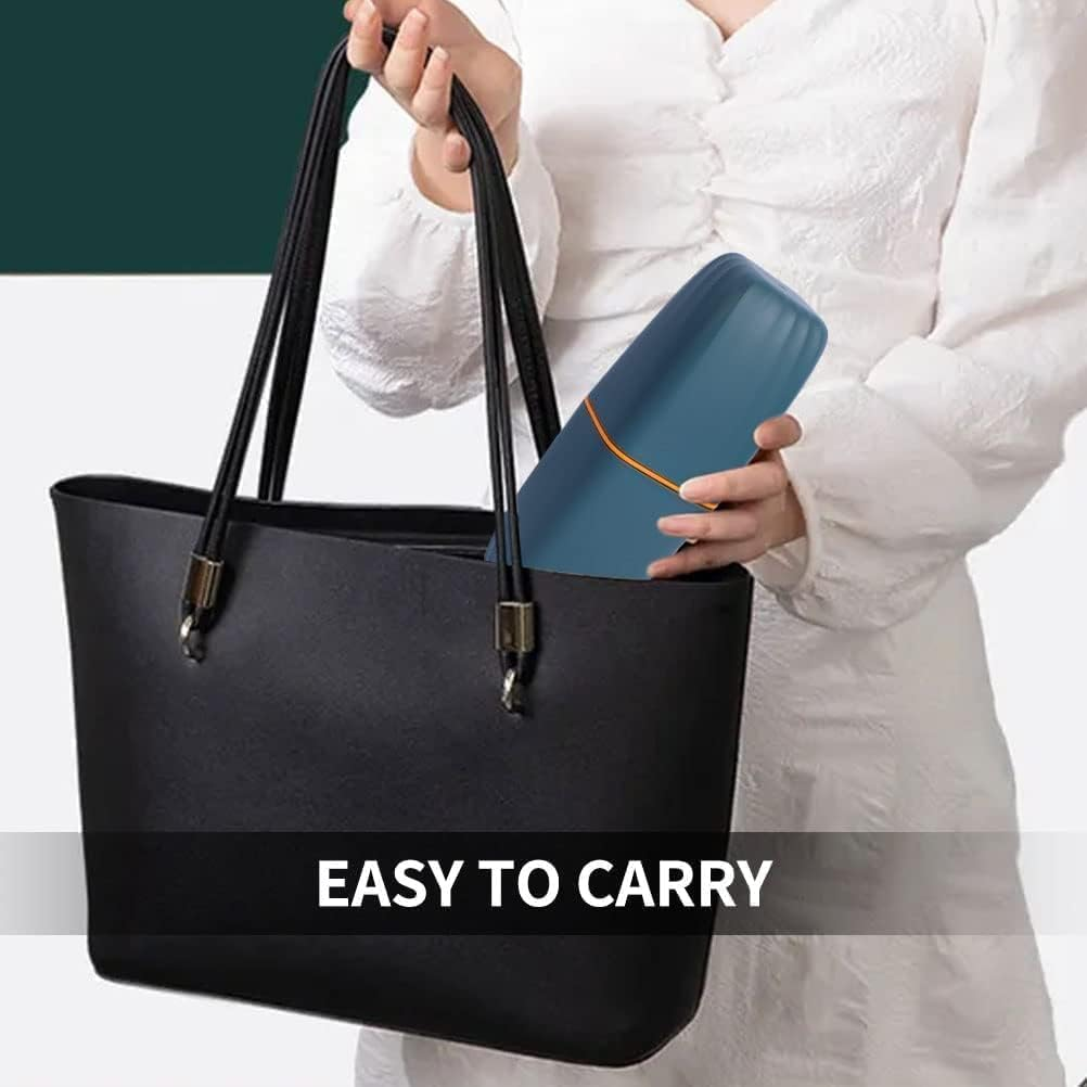 Travel Toothbrush Case, 1Pc Portable Business Trips Wash Cup Holder, Travel Toothbrush Cup Case, Travel Toothbrush Holder Travel Toothbrush Container Toothpaste Storage Toothbrush Case,Dark Blue