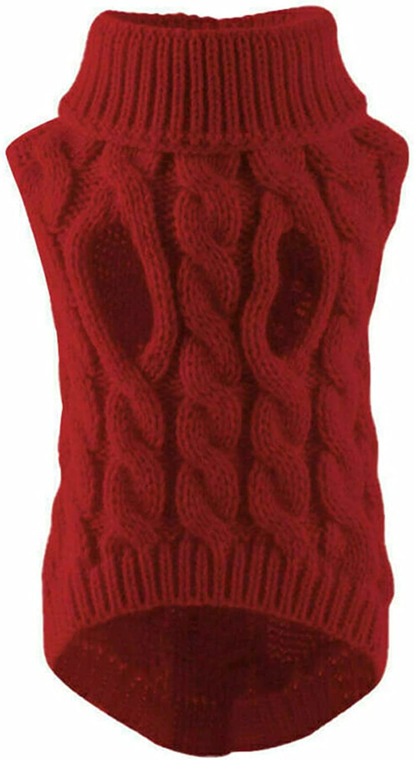 Pet Dog Sweater Sweatshirt, MH MOIHSING Warm Dog Jumpers Dog Pajamas Soft Cat Sweater Warm Winter Puppy Pet Coat Soft Sweater Clothing for Small Dogs Puppy Doggie (Medium, Black) image number 4