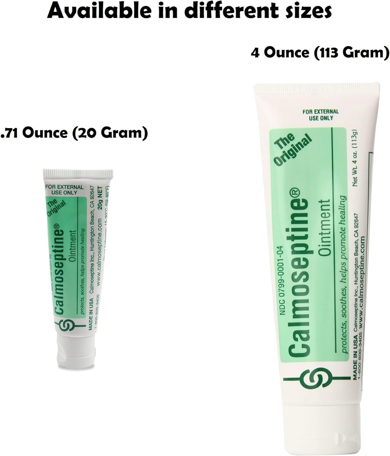 Calmoseptine Ointment Tube 4 Oz (Pack of 2) image number 1