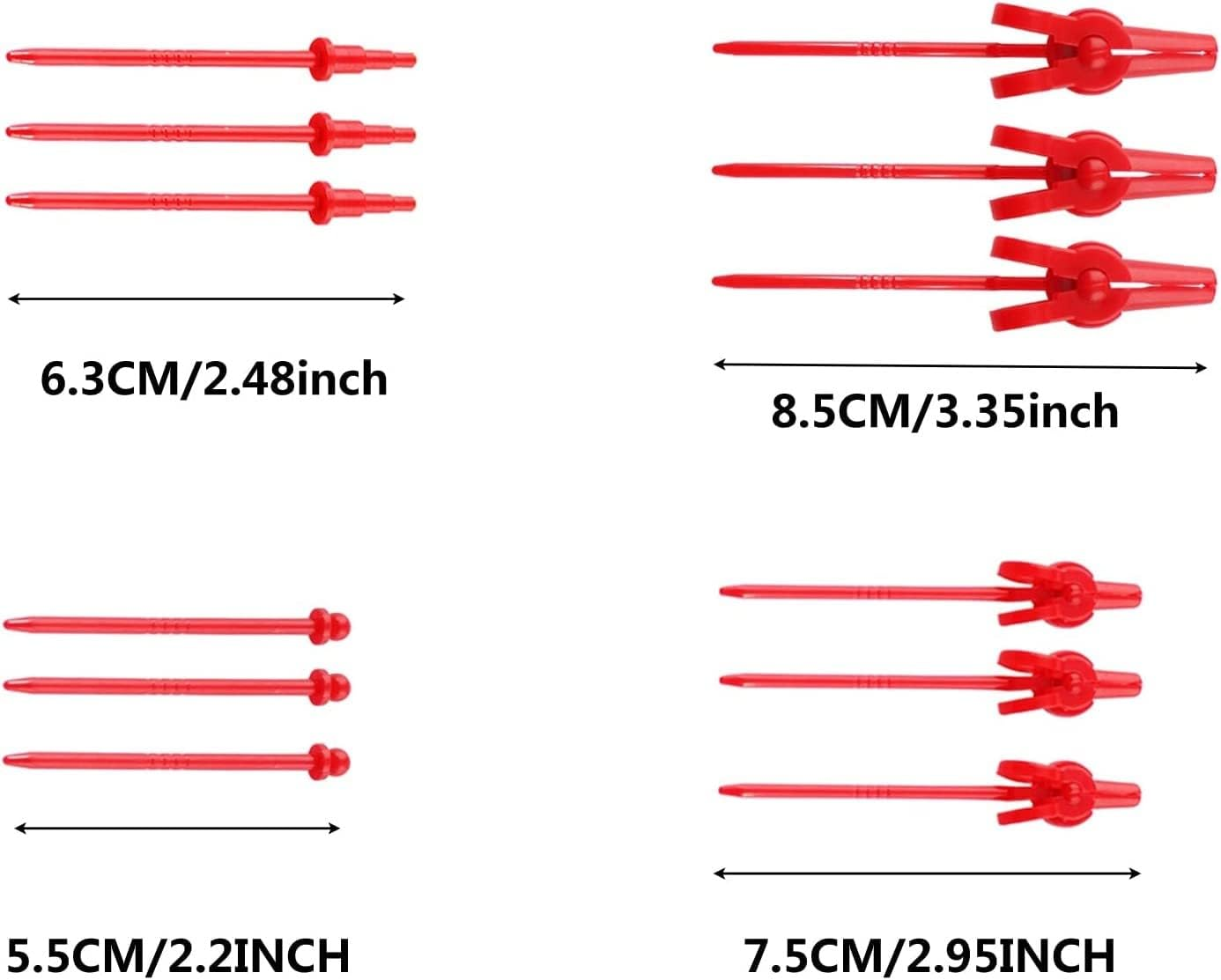 7.5" round Heavy Duty Swivel Rotating Stand with 22 PCS Clip Sticks Gundam Model Hobby Modeling DIY Card Photo Memo image number 2