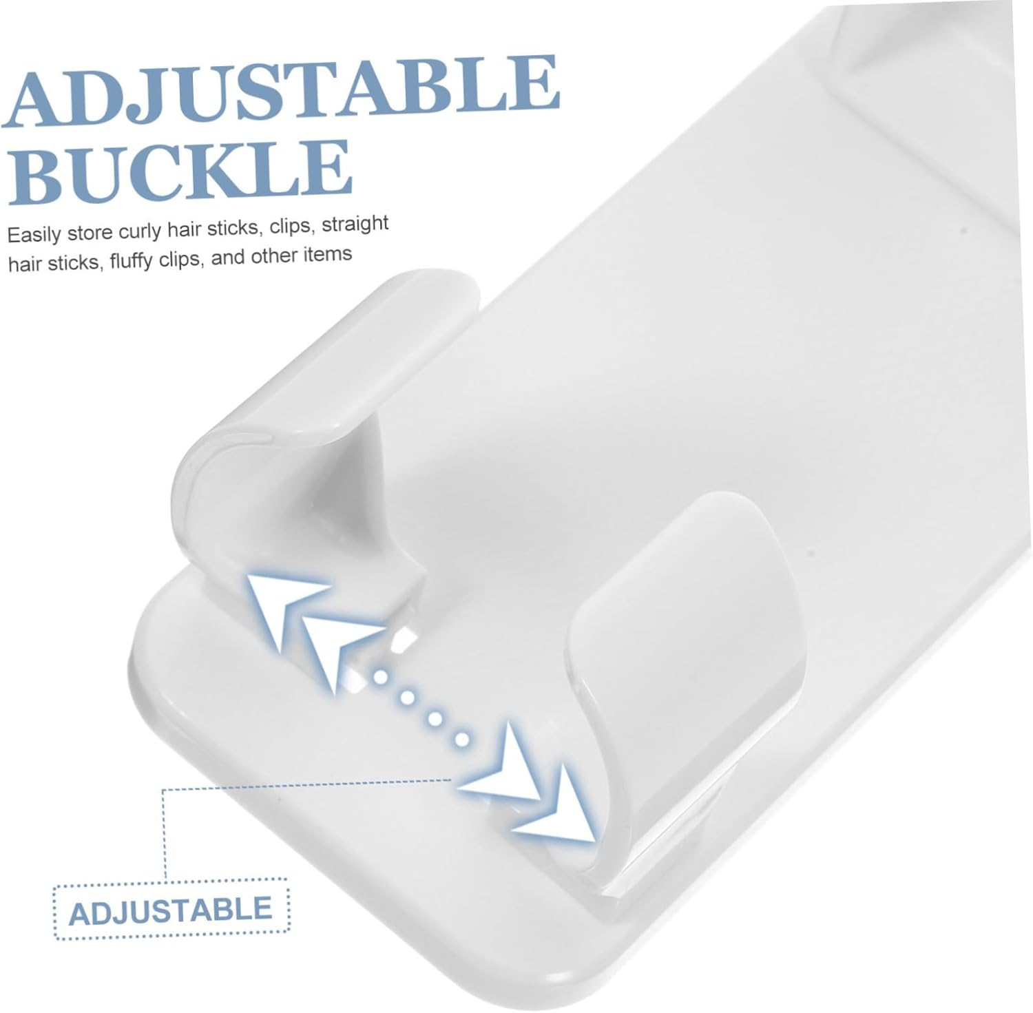 HAMPPLIES Wall Mounted Hair Dryer Holder Space Saving Organizer for Curling Irons Straighteners Beauty Tools Durable Hair Tool Holder for Bathroom Vanity Storage image number 4