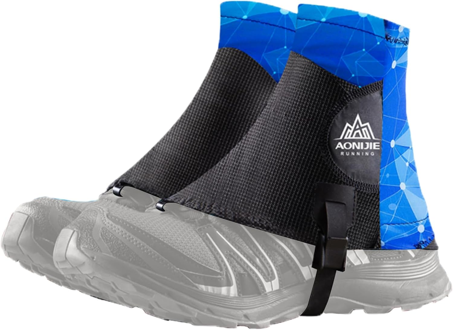 Azarxis Low Trail Gaiters Reflective Ankle Gators Protective Shoe Covers with UV Protection & Breathable & Sand Prevention for Women & Men & Youth Hiking Climbing