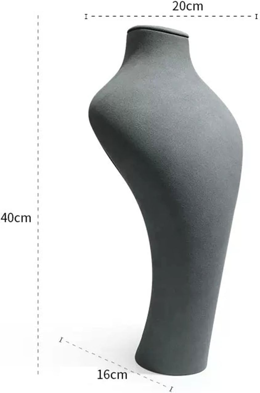 Jewelry Stand Jewelry Bust Necklace Stand Holder Chain Storage Display Mannequin Bust Home Organisation Jewelry Organizer Girls Women Jewelry Holder Jewelry Display (Size : Rotatable) image number 6