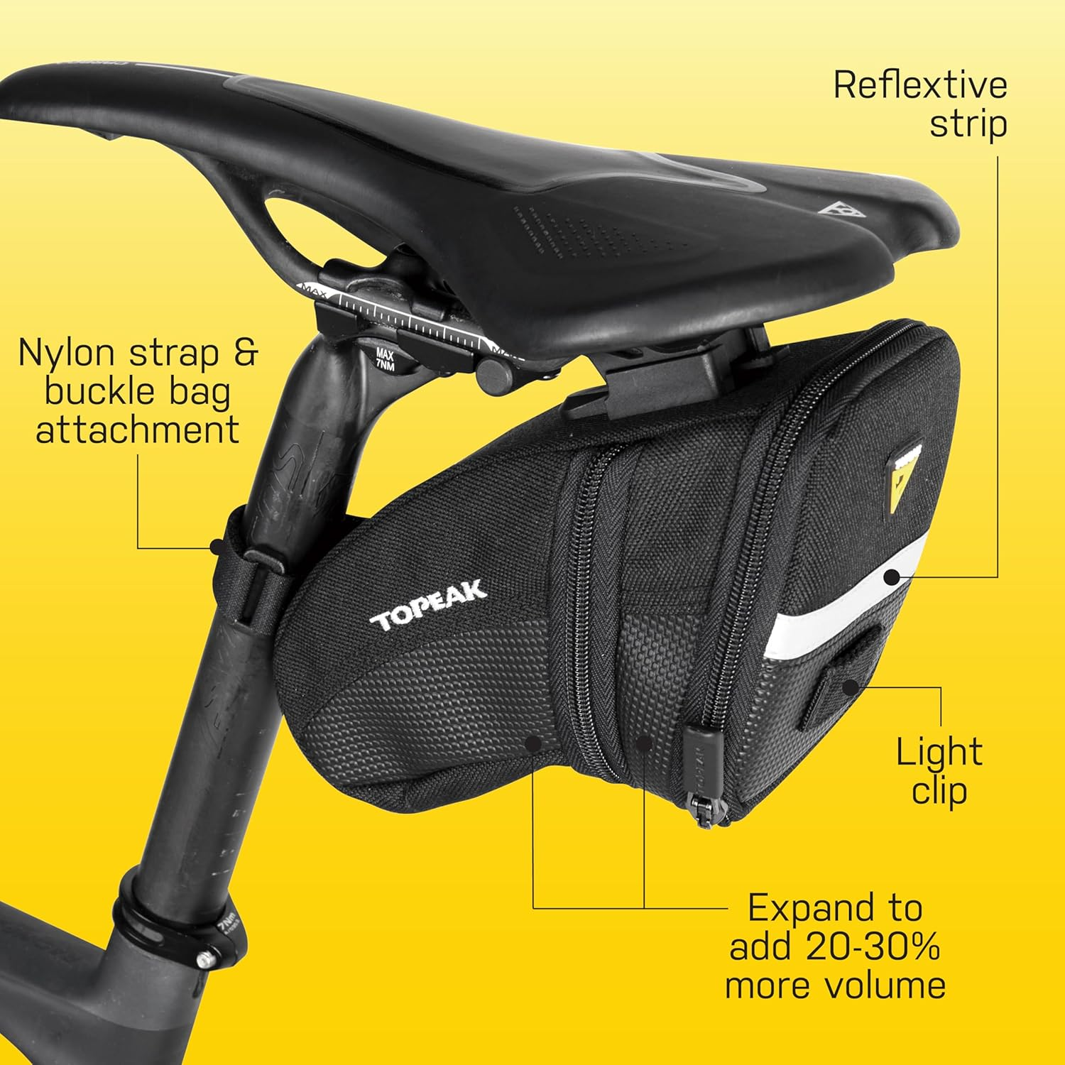 Aero Wedge Pack, W/Fixer F25, Medium image number 2