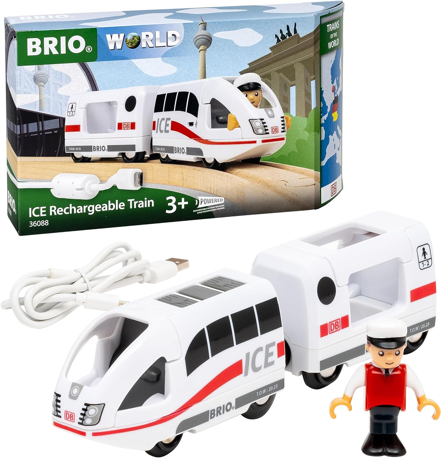 BRIO - ICE Rechargeable Train 3 Pieces image number 5