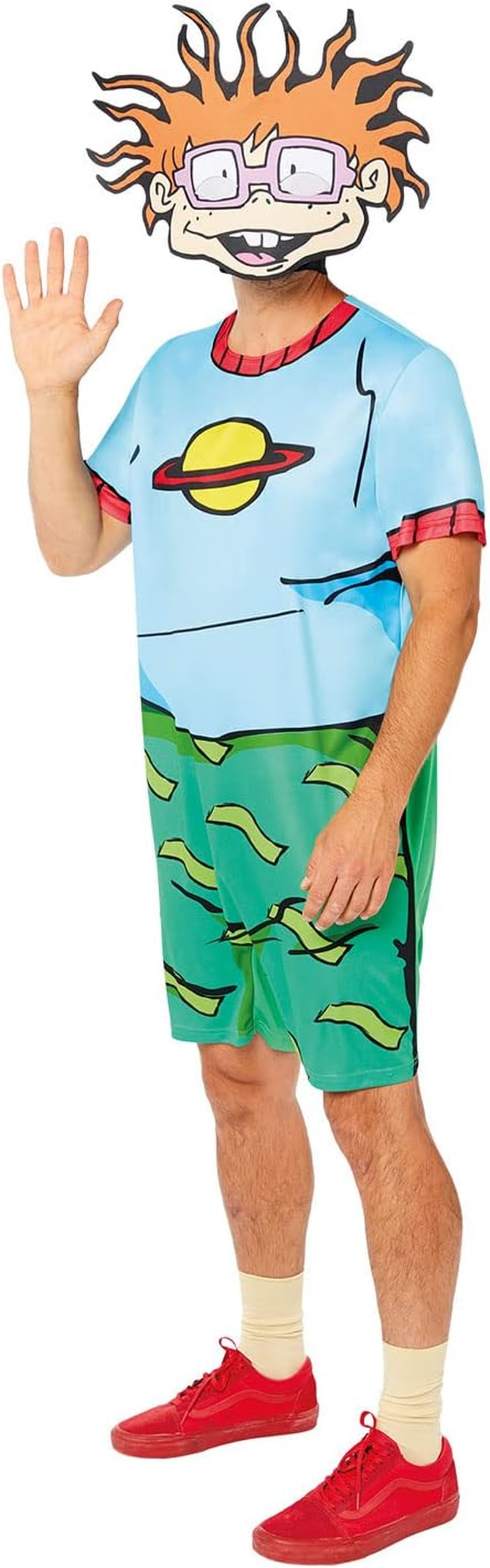 Amscan Rugrats Chuckie Men'S Costume, Medium