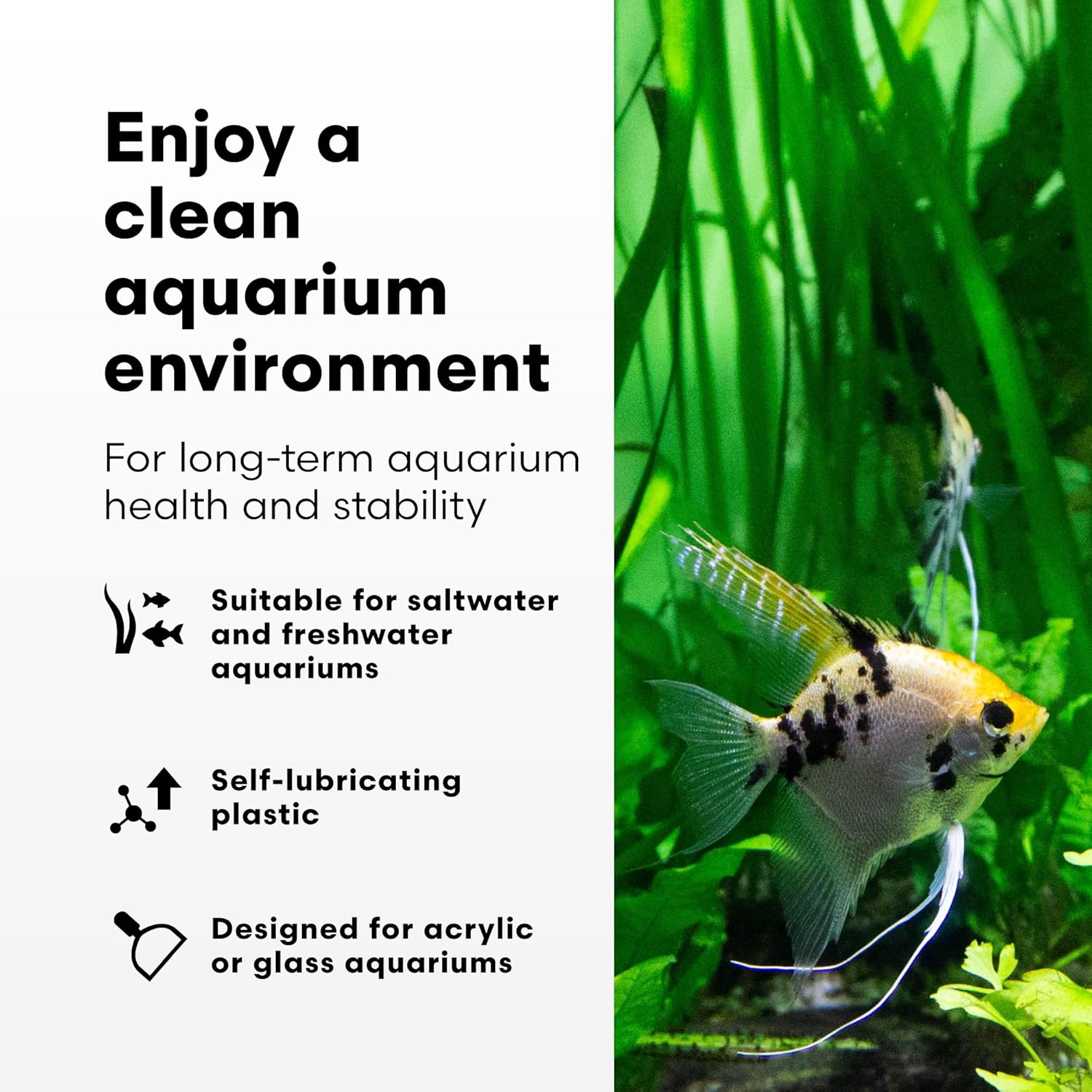 Continuum Aquatics Continuum Aquablade P - Short Fish Tank Algae Scraper, Acrylic Safe Scraper - Aquarium Cleaning Tools image number 2